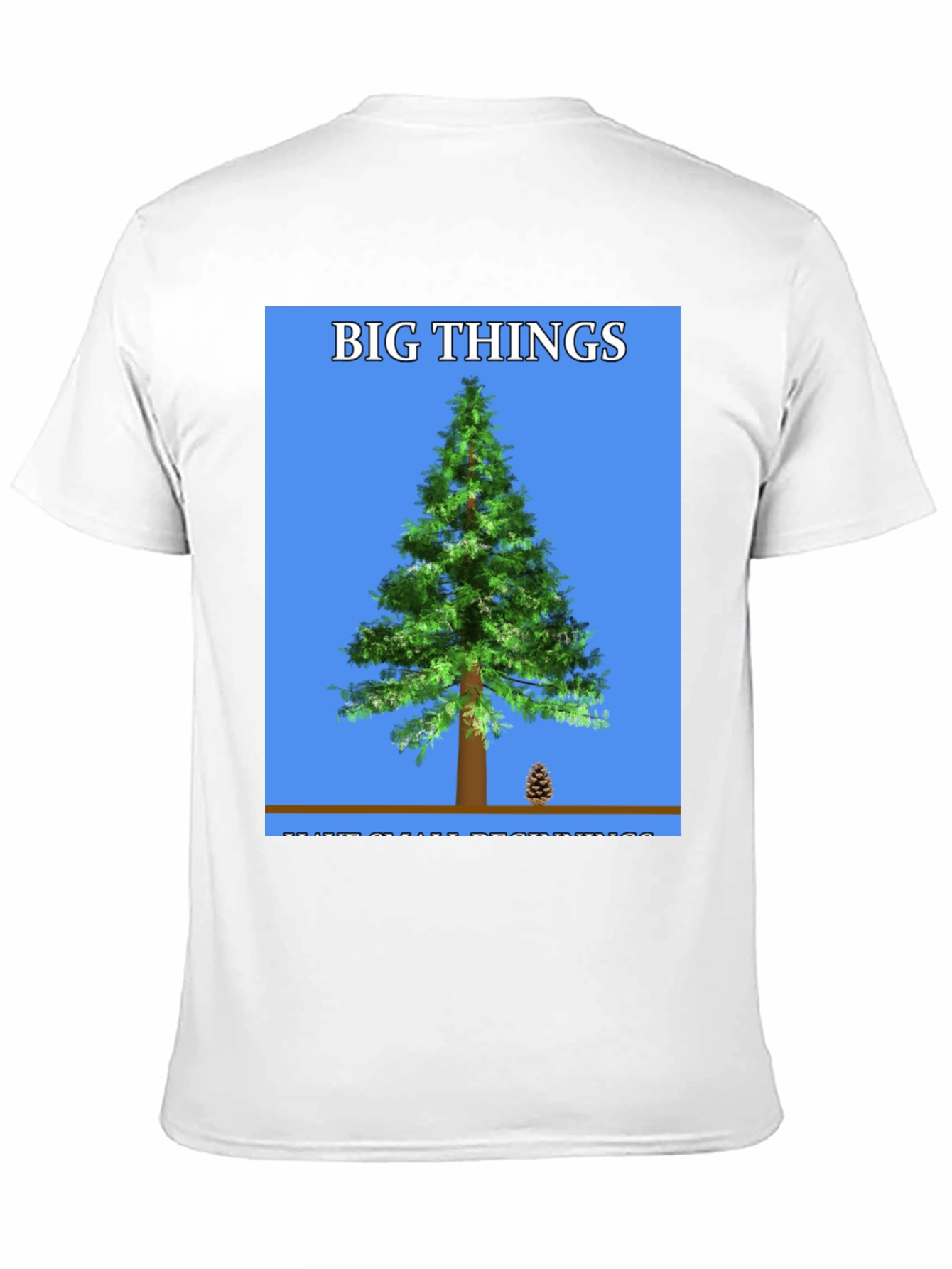 Big Things Tree Graphic Tee - Black