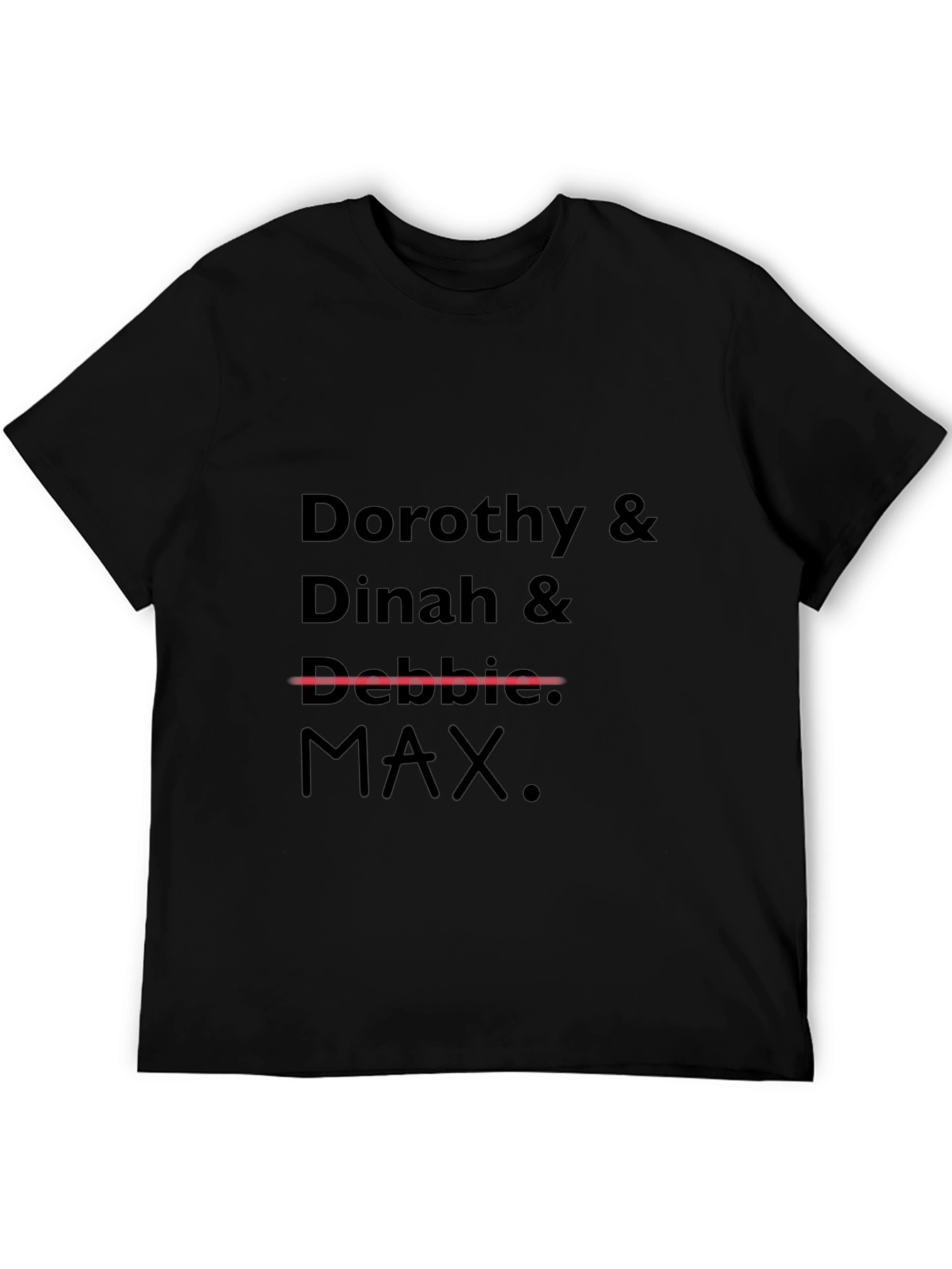 Dorothy Dinah & Max Black T-Shirt