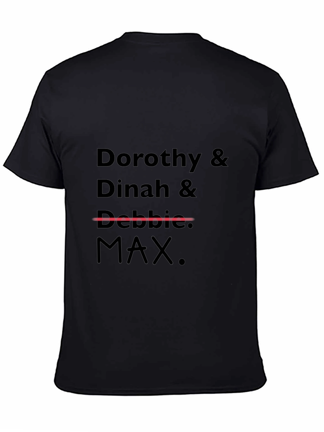Dorothy Dinah & Max Black T-Shirt