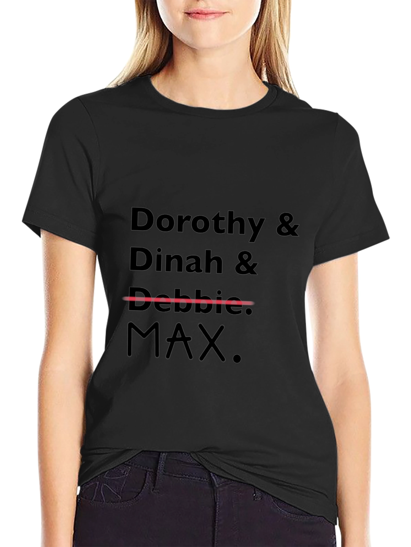 Dorothy Dinah & Max Black T-Shirt