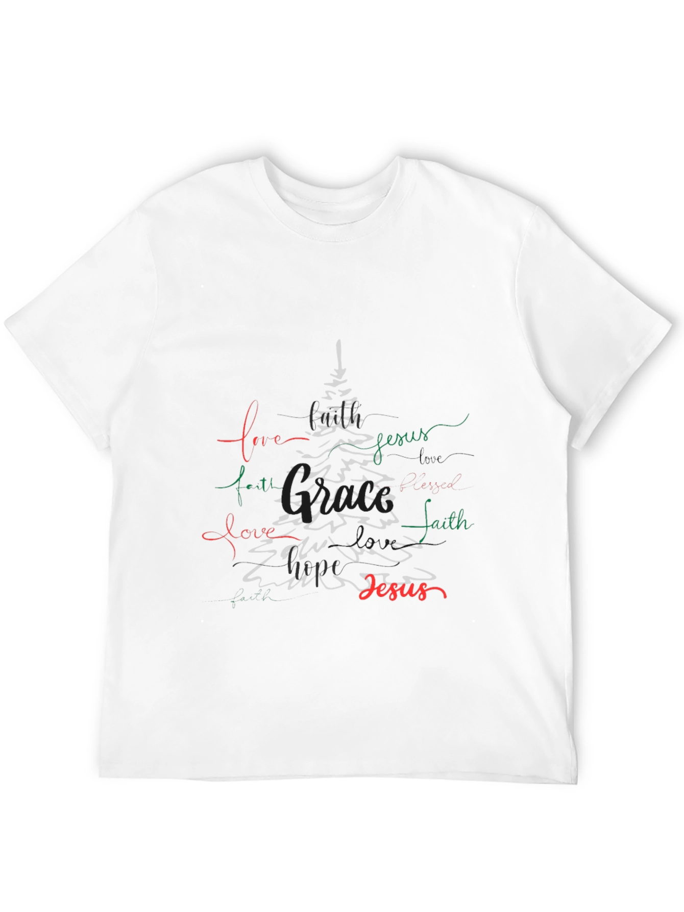 Faith Hope Love Jesus Graphic Tee