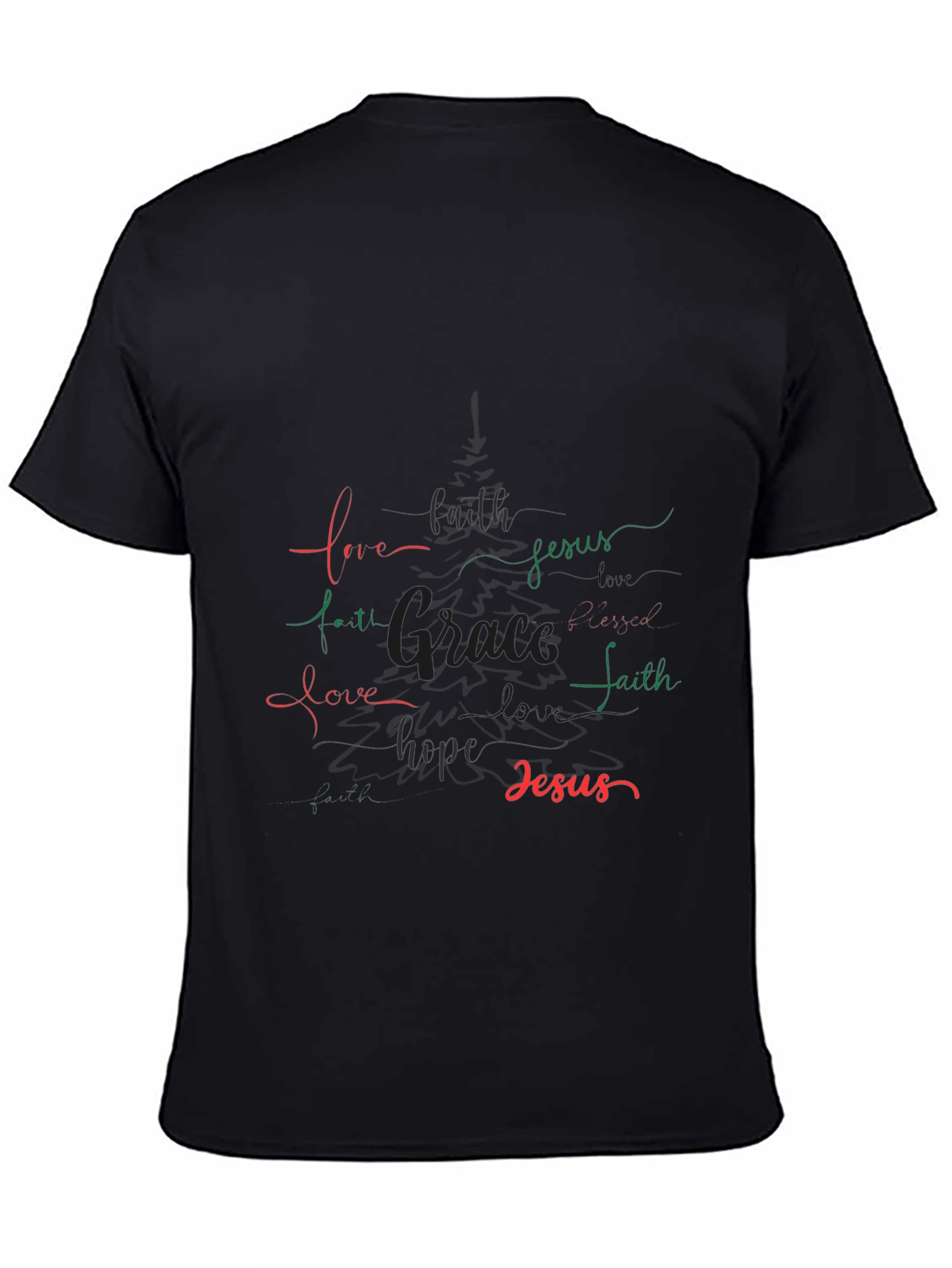 Faith Hope Love Jesus Graphic Tee