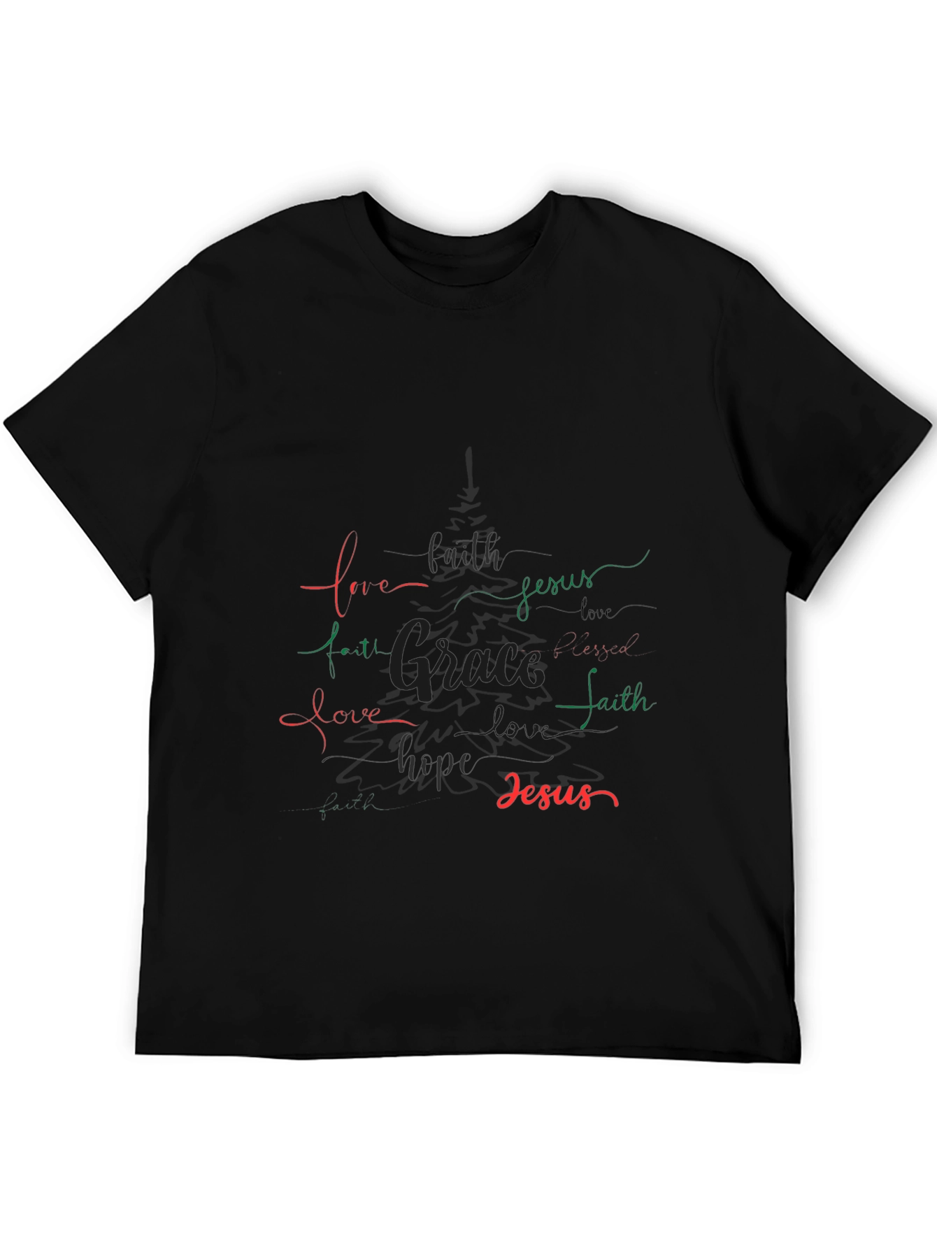 Faith Hope Love Jesus Graphic Tee