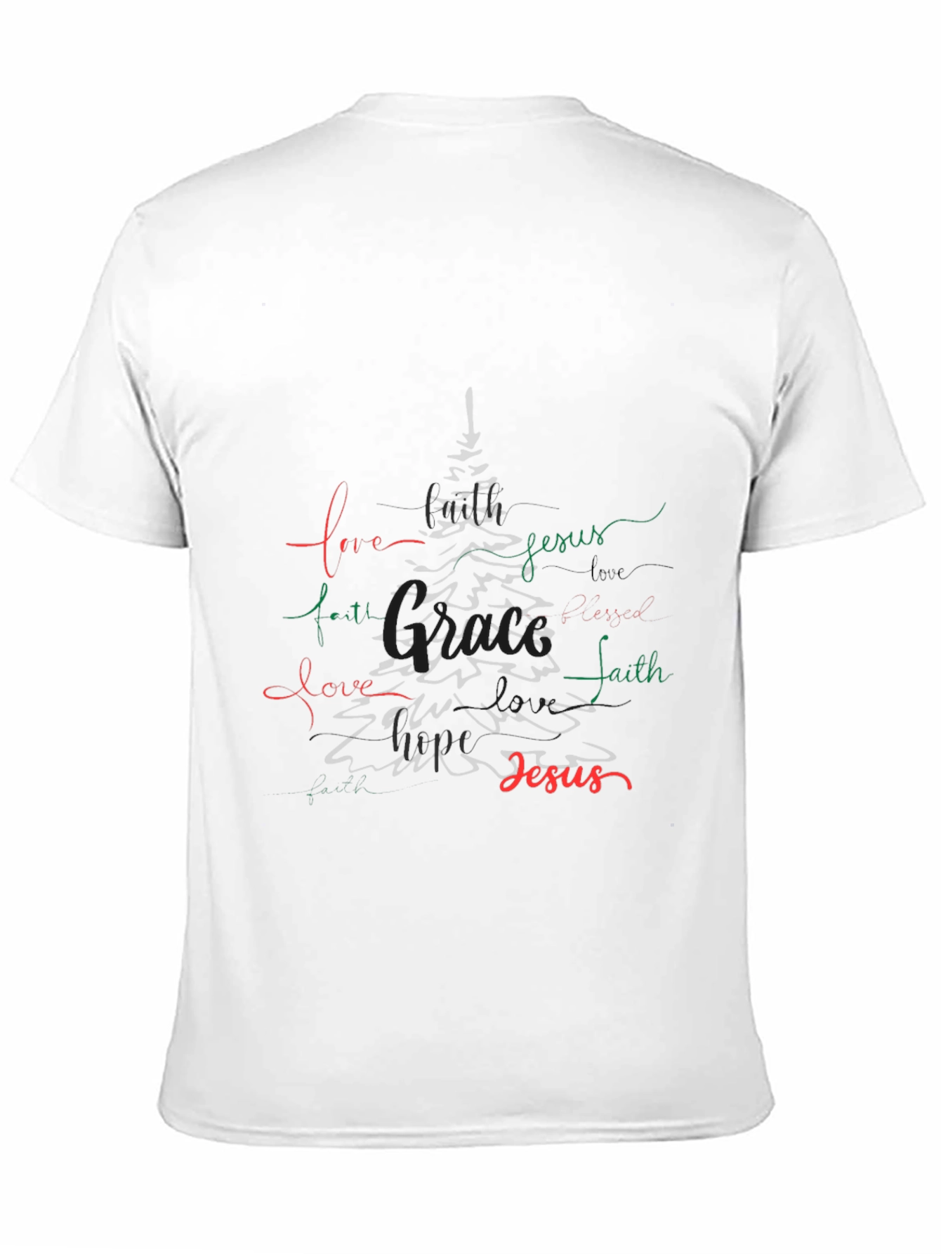 Faith Hope Love Jesus Graphic Tee