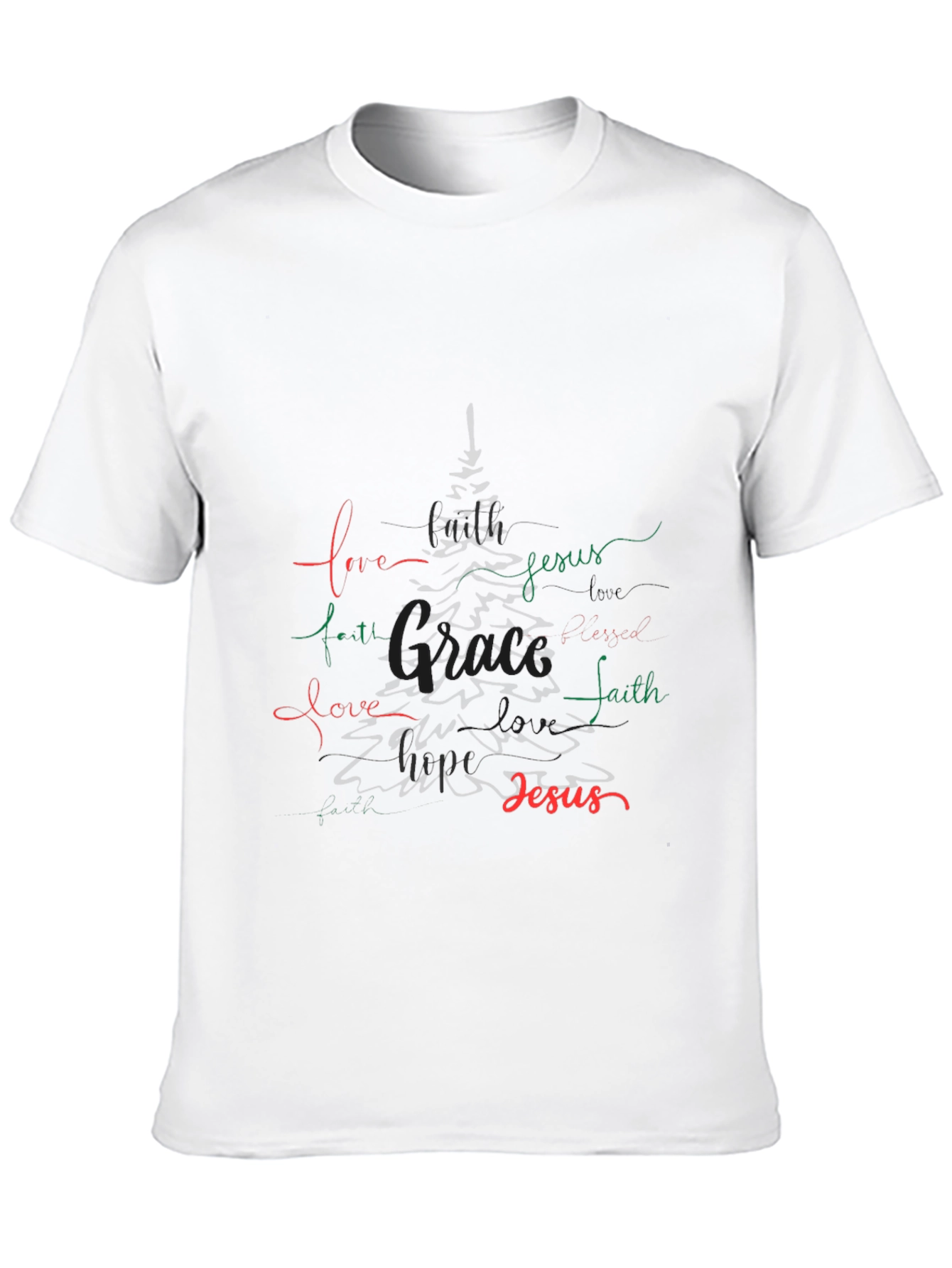 Faith Hope Love Jesus Graphic Tee
