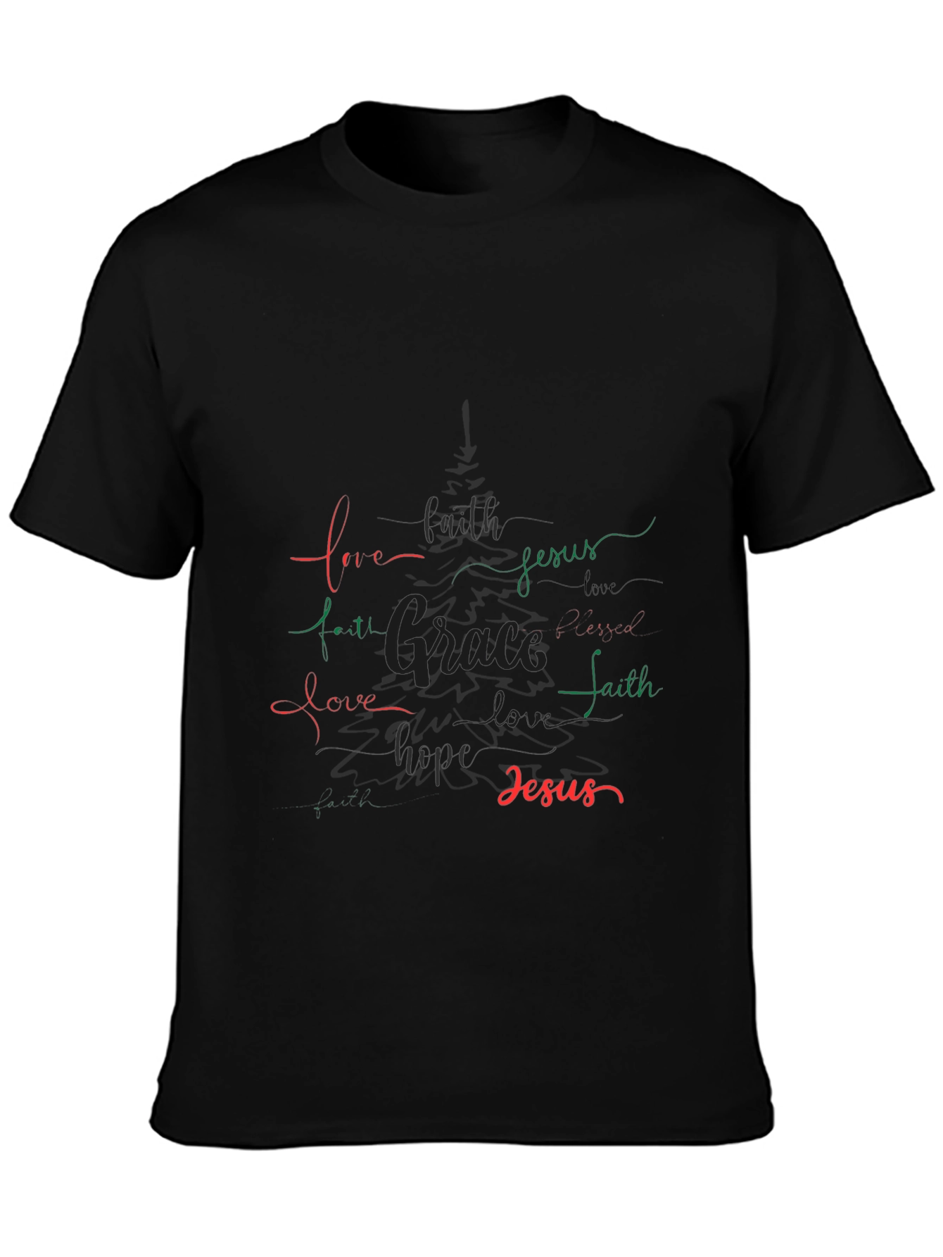 Faith Hope Love Jesus Graphic Tee