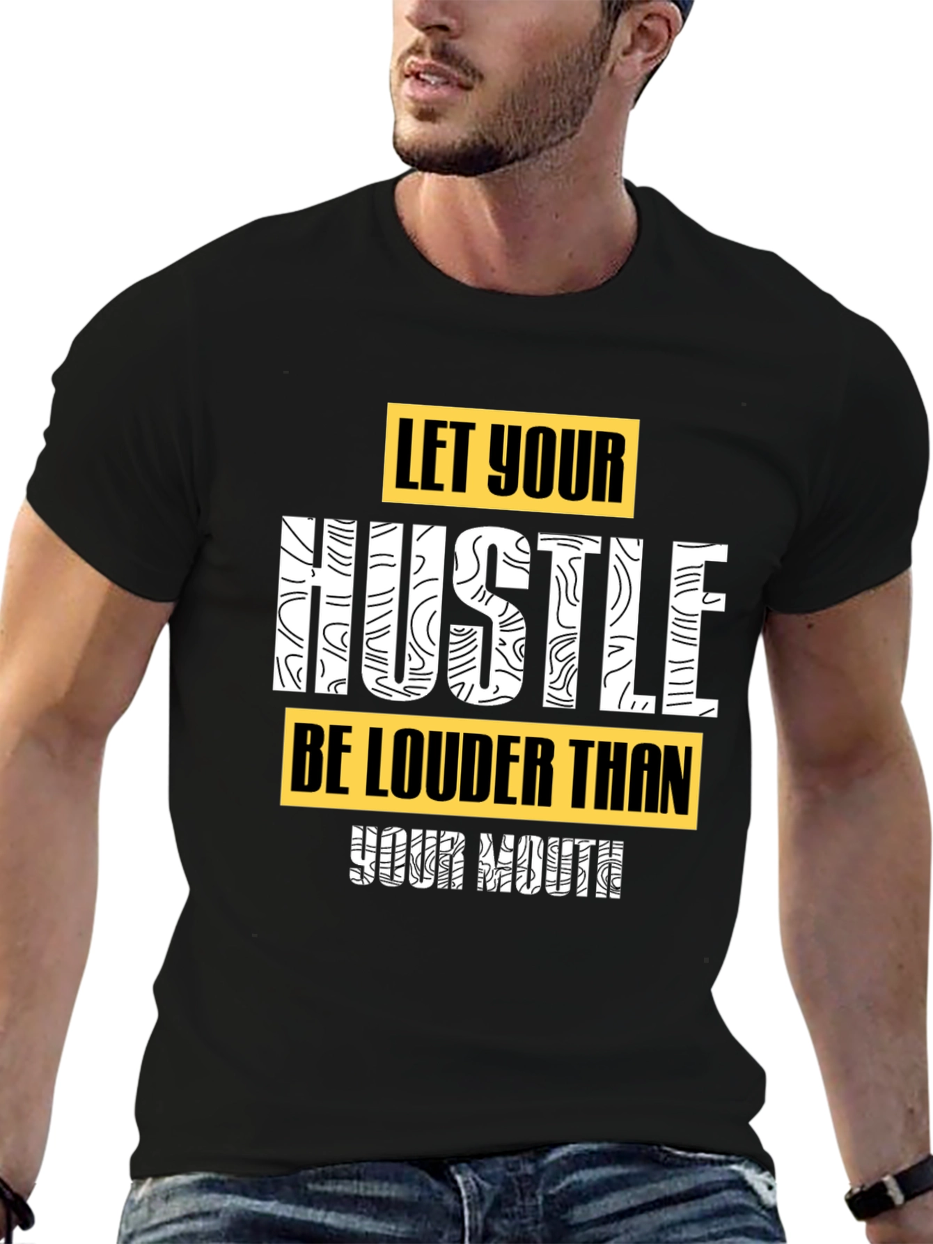 Hustle Louder Graphic Tee