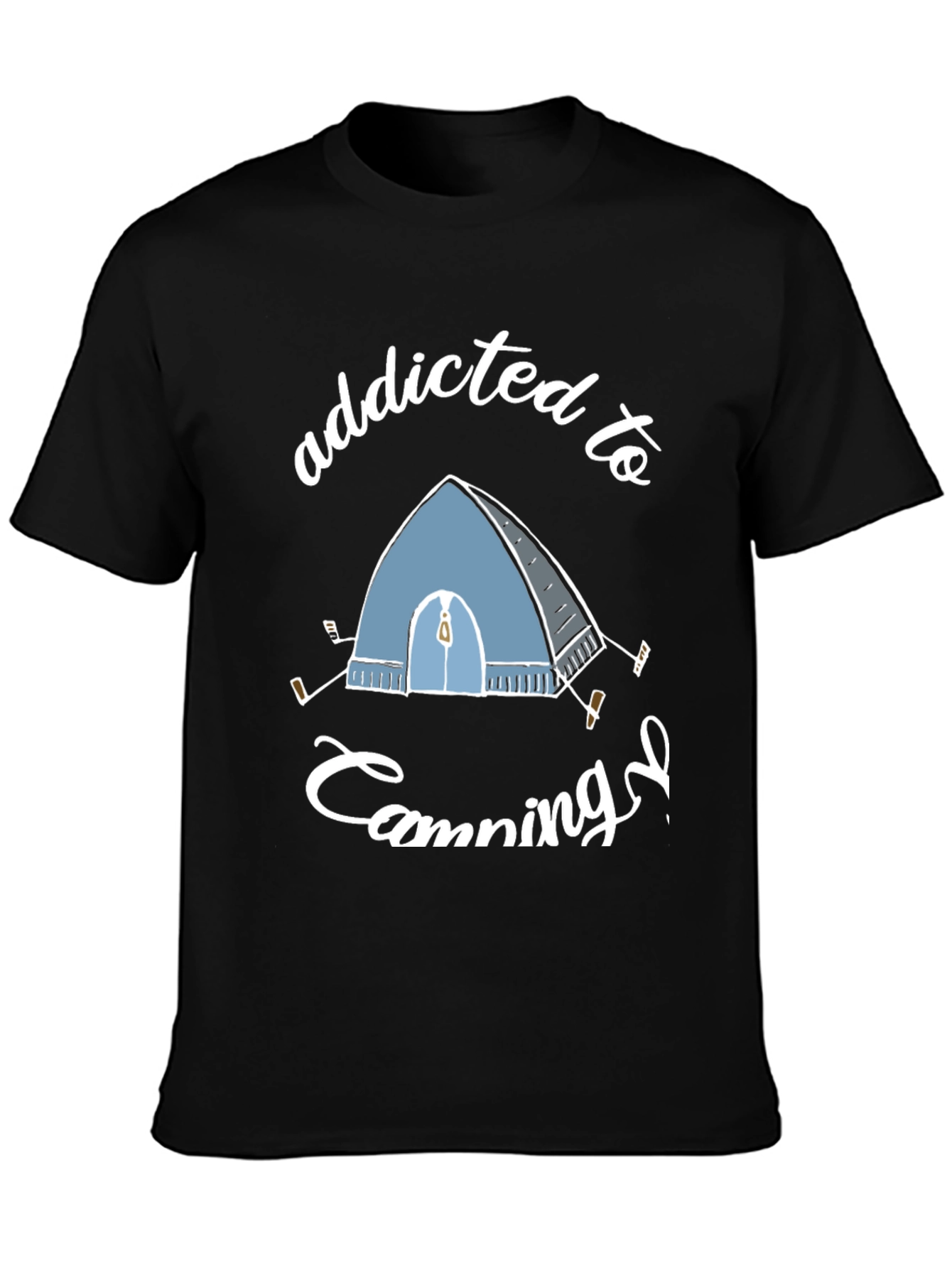 Addicted to Camping Graphic Tee