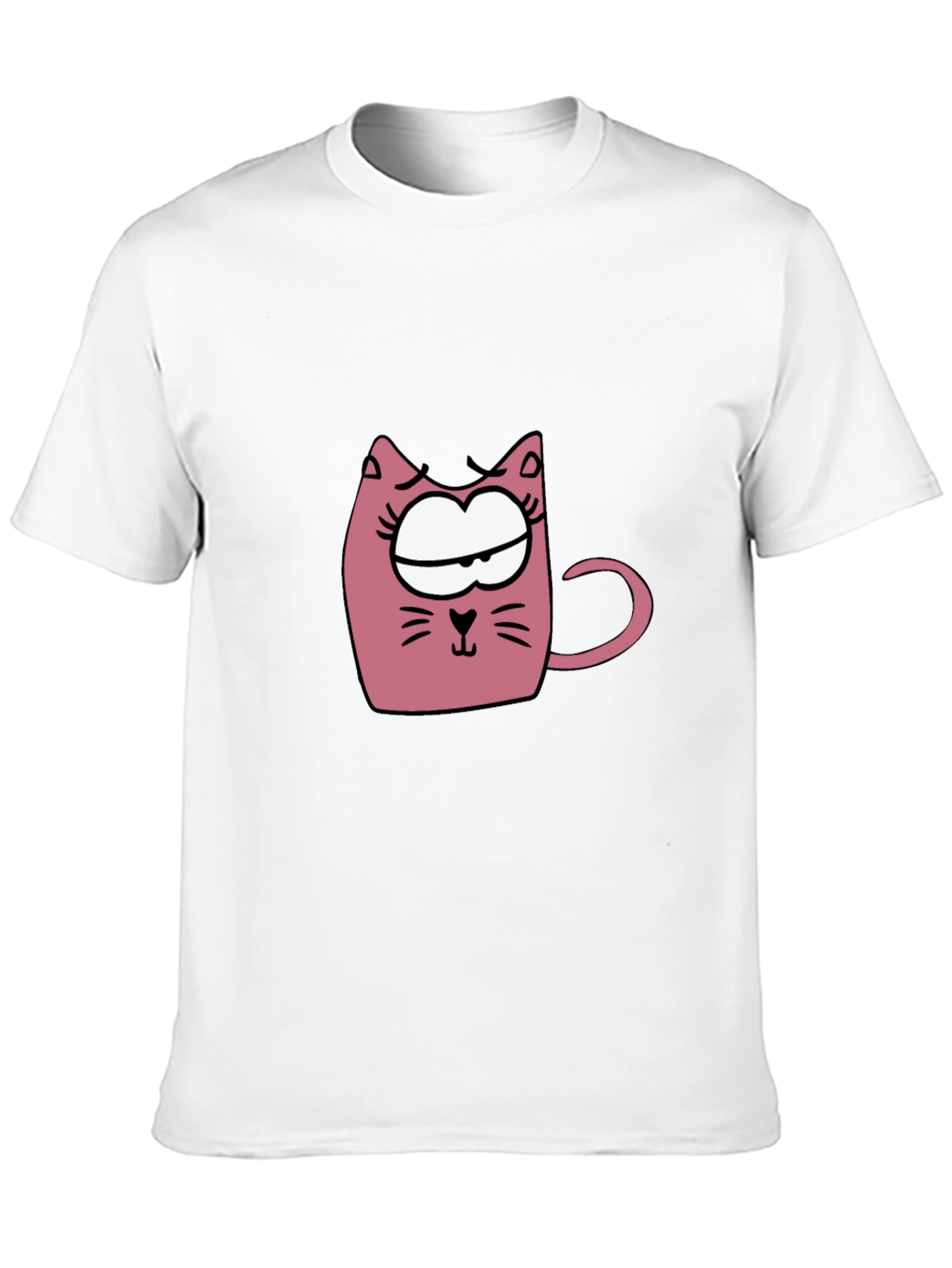 Cat Mug Graphic T-Shirt