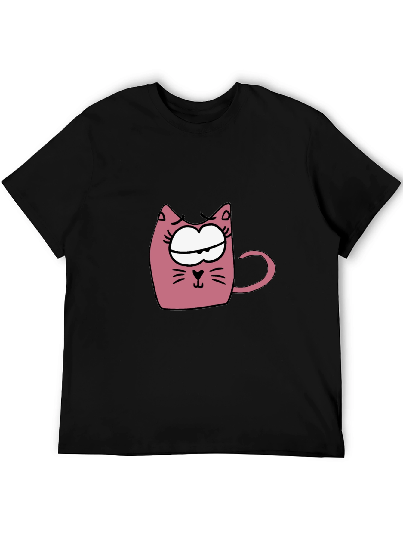 Cat Mug Graphic T-Shirt