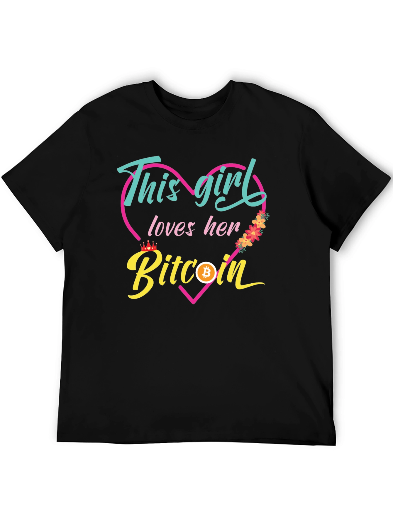 This Girl Loves Her Bitcoin T-Shirt