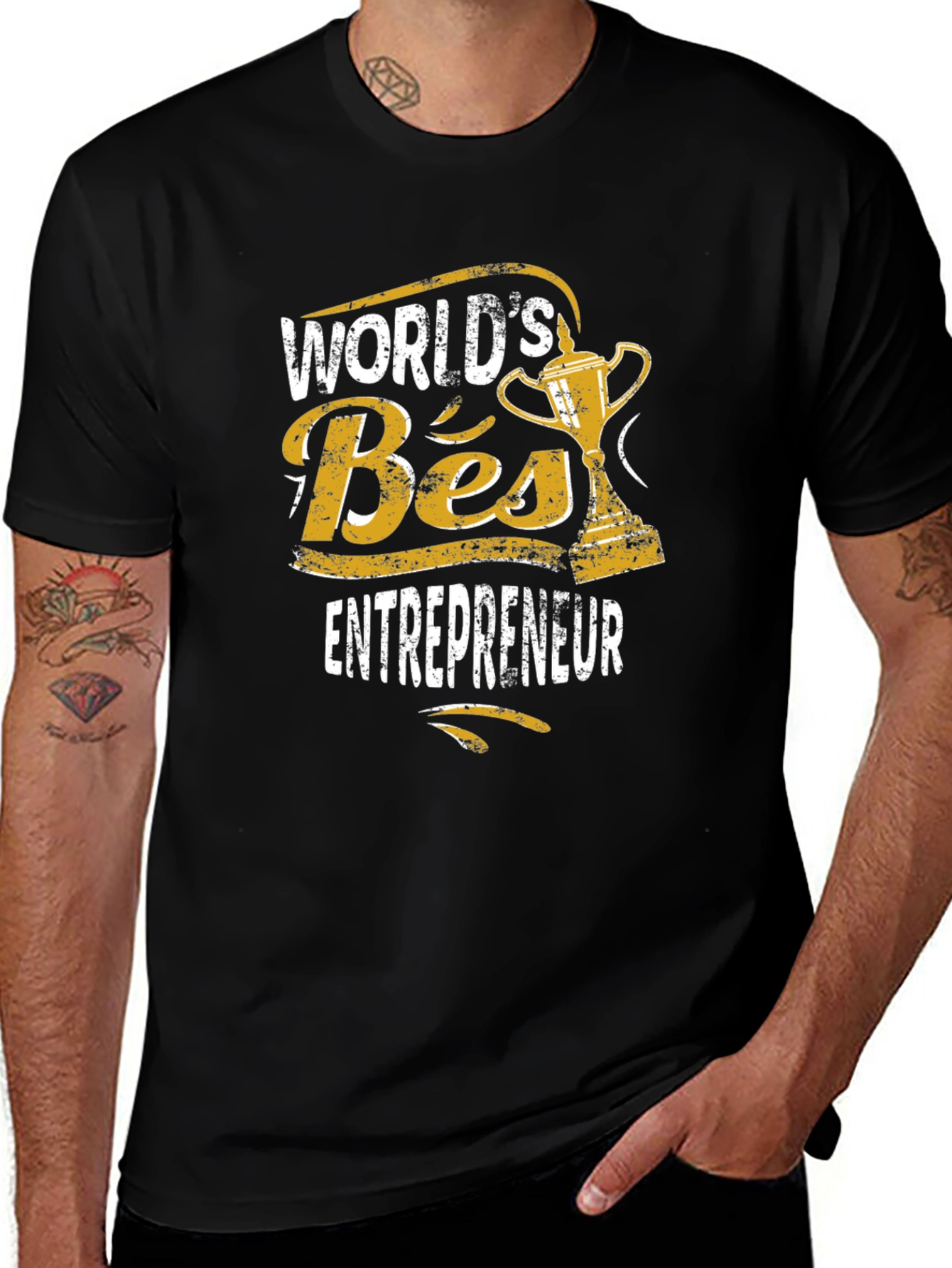Worlds Best Entrepreneur Graphic T-Shirt