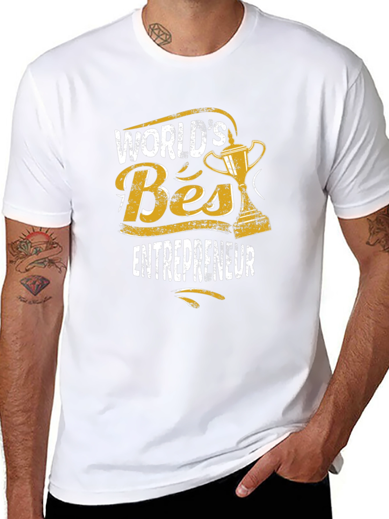 Worlds Best Entrepreneur Graphic T-Shirt