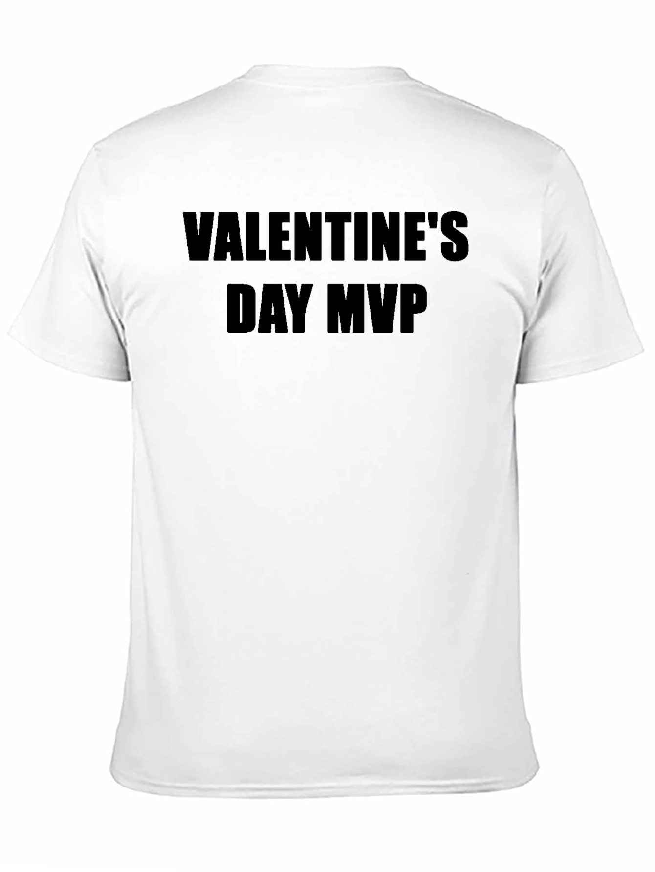 Valentines Day MVP Black Graphic T-Shirt