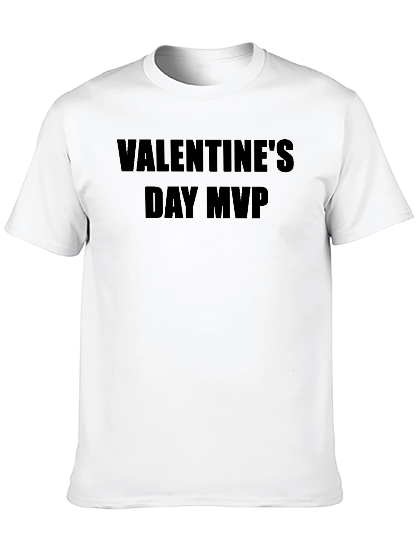 Valentines Day MVP Black Graphic T-Shirt