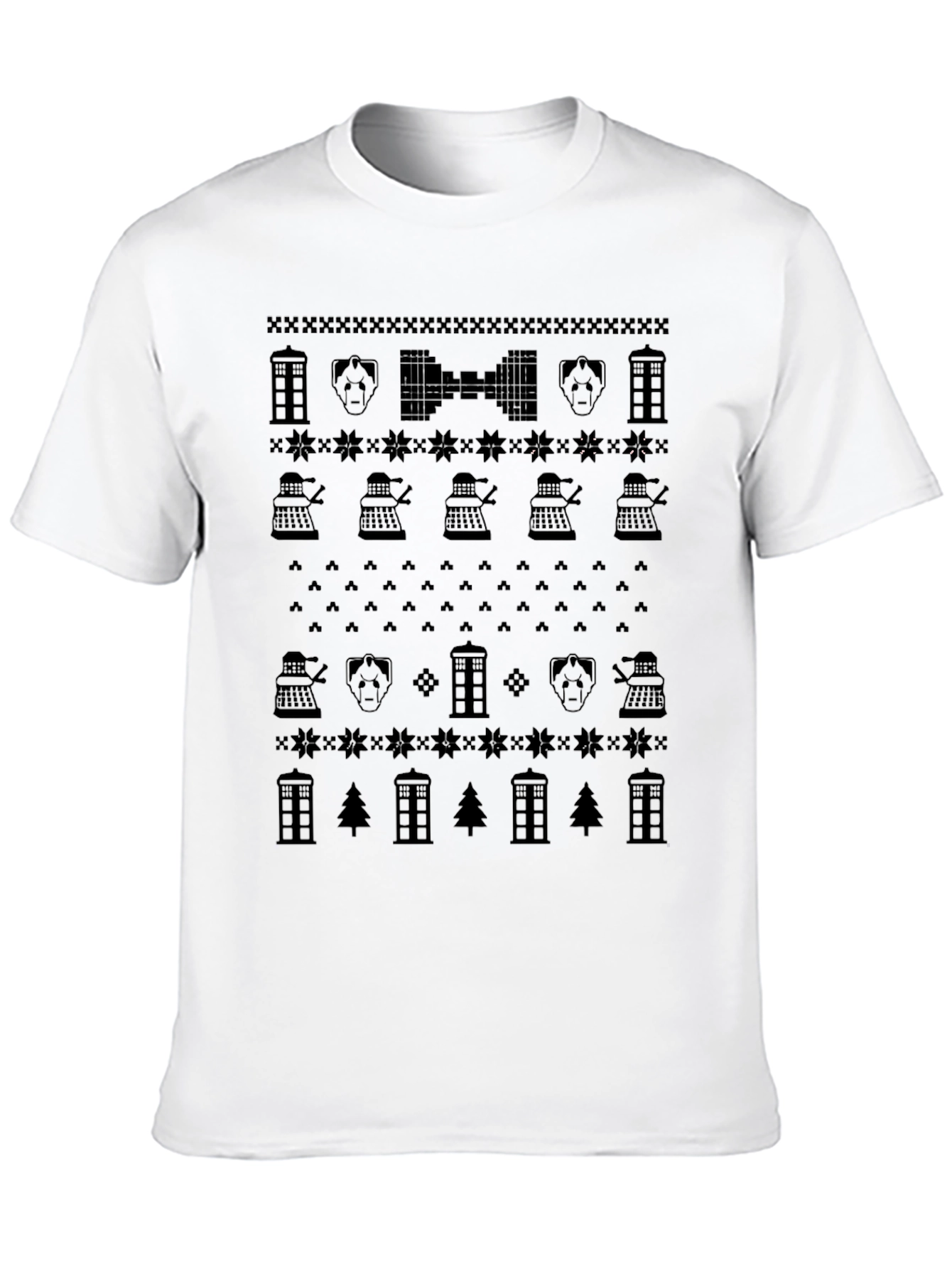 Doctor Who Christmas Pattern T-Shirt