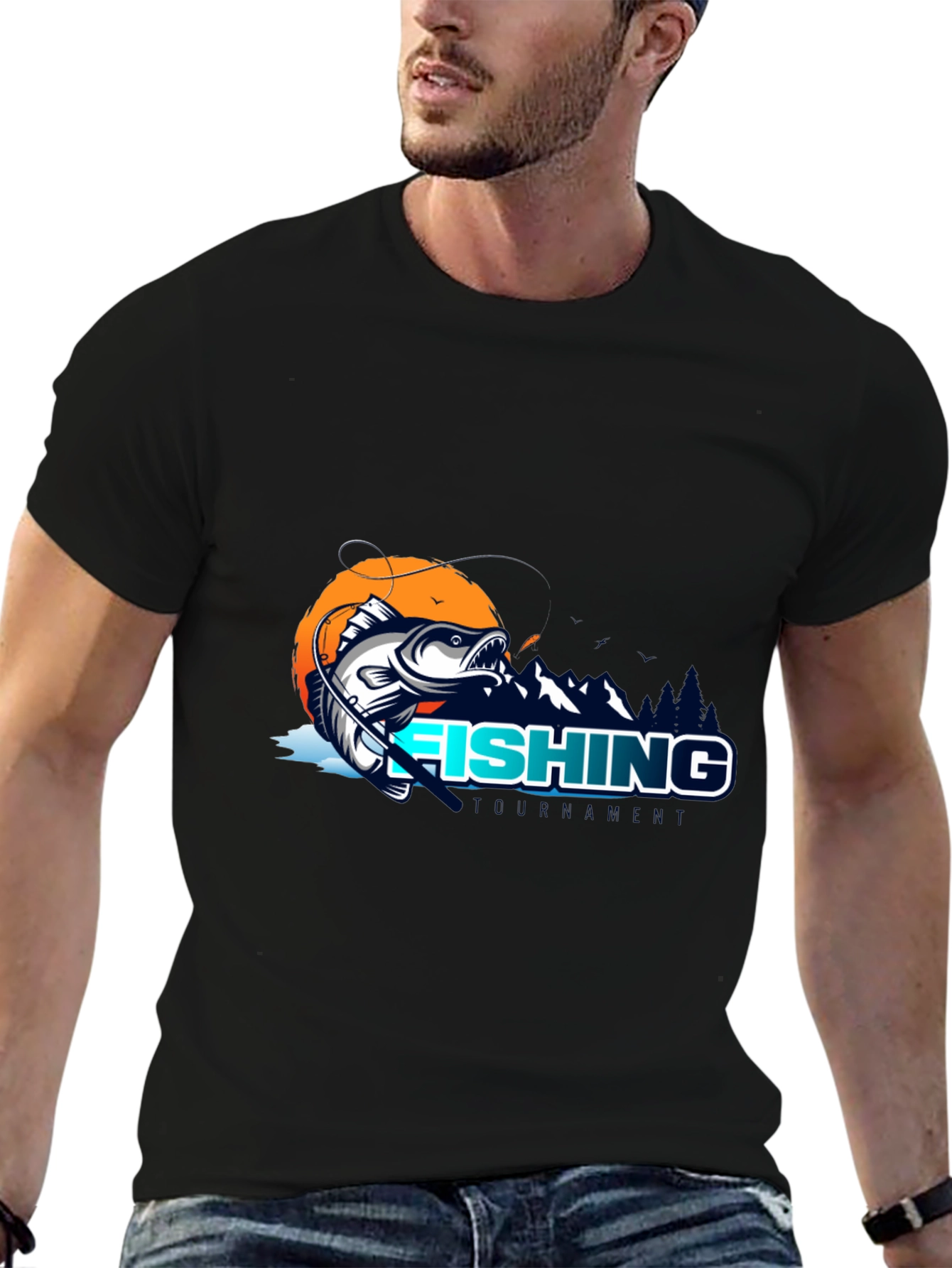 Fishing Tournament T-Shirt - Bass Graphic Tee