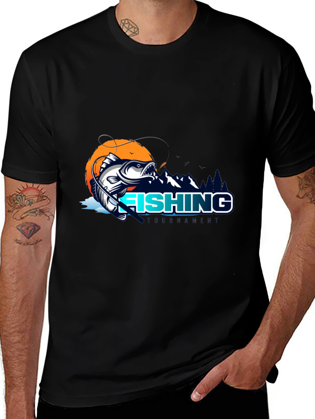 Fishing Tournament T-Shirt - Bass Graphic Tee