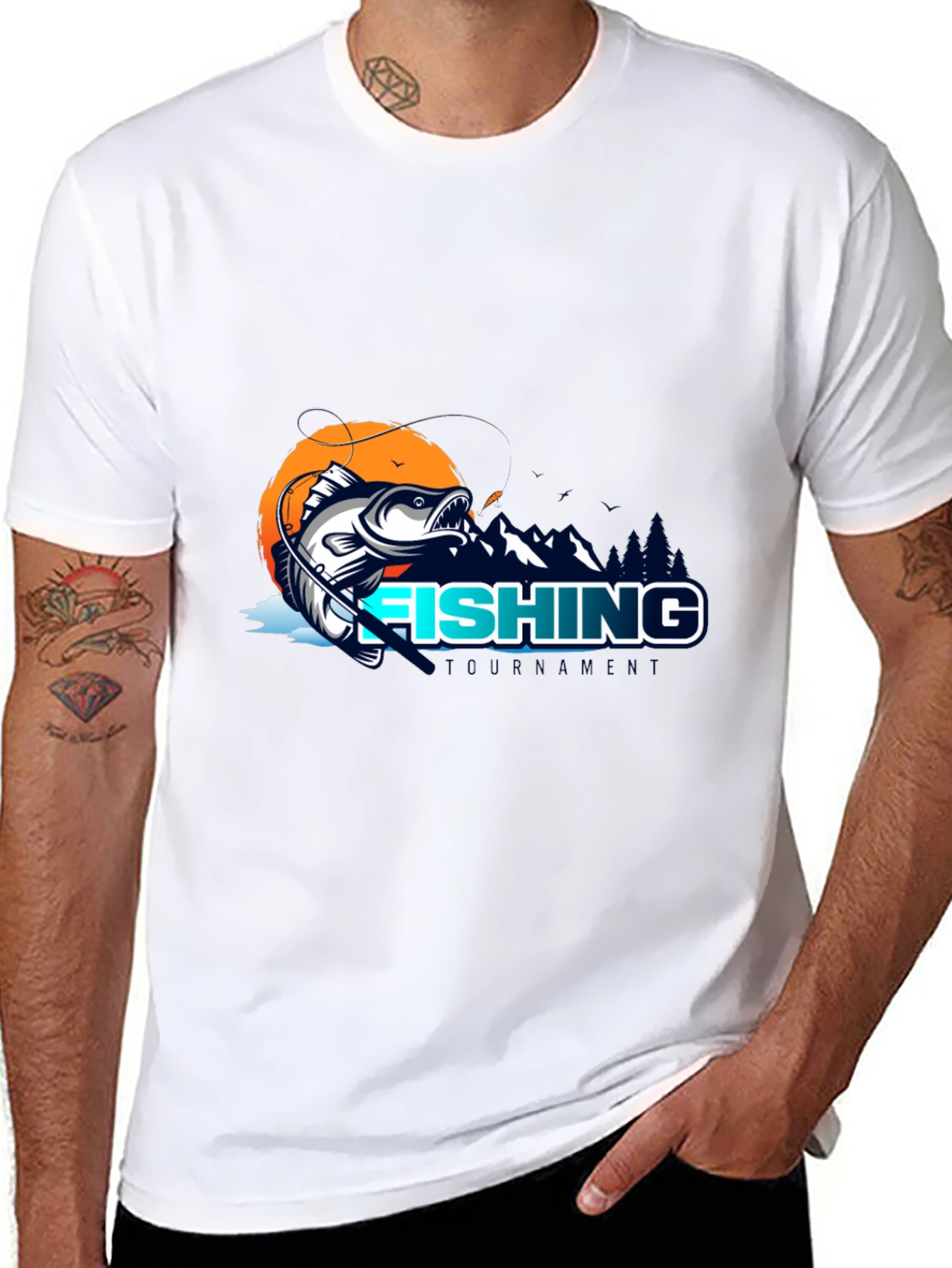 Fishing Tournament T-Shirt - Bass Graphic Tee