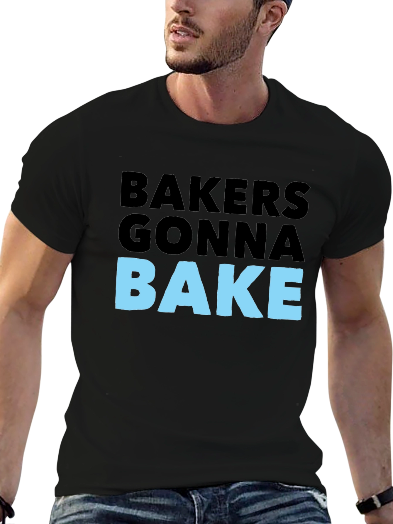 Bakers Gonna Bake Graphic Tee - Funny Baking T-Shirt