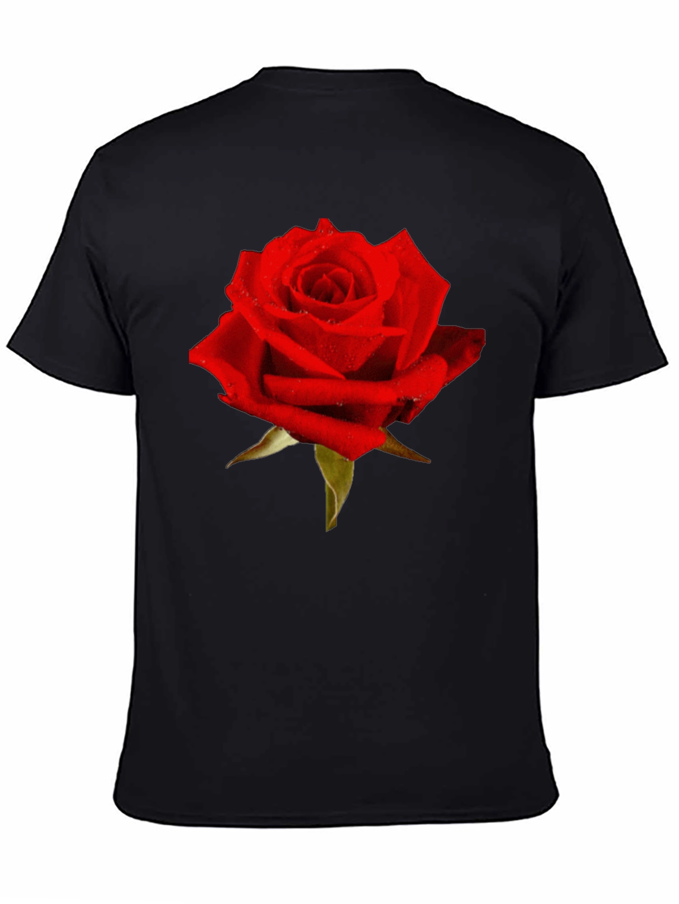 Red Rose Graphic T-Shirt - Classic Floral Design