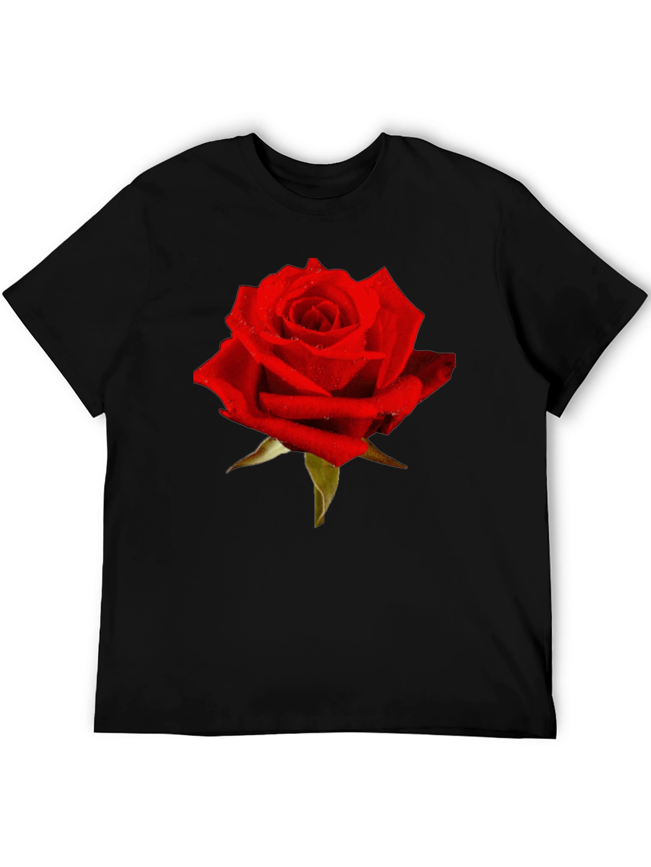 Red Rose Graphic T-Shirt - Classic Floral Design