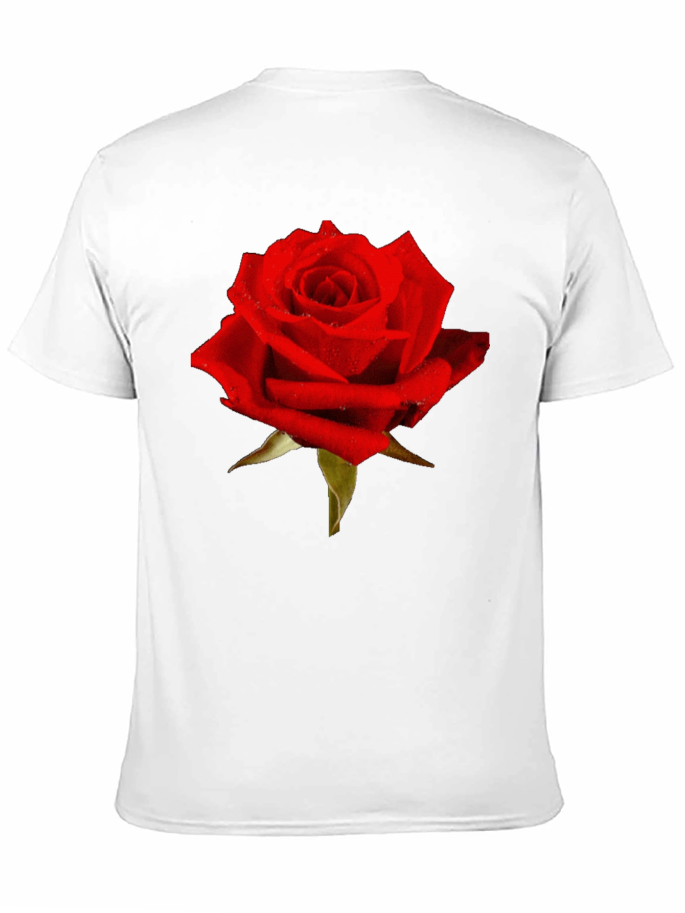 Red Rose Graphic T-Shirt - Classic Floral Design