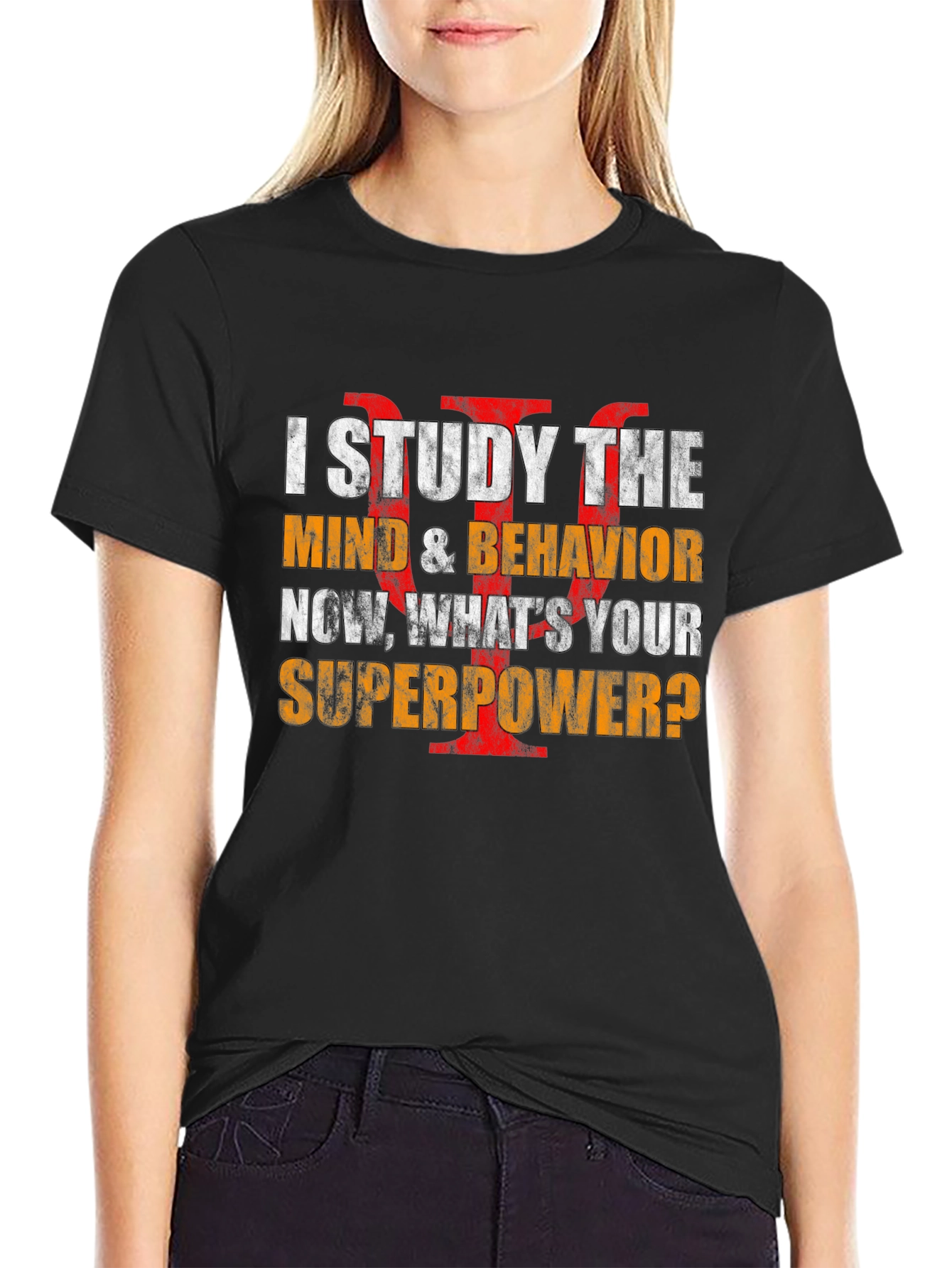 I Study the Mind T-Shirt - Psychology Superpower Tee