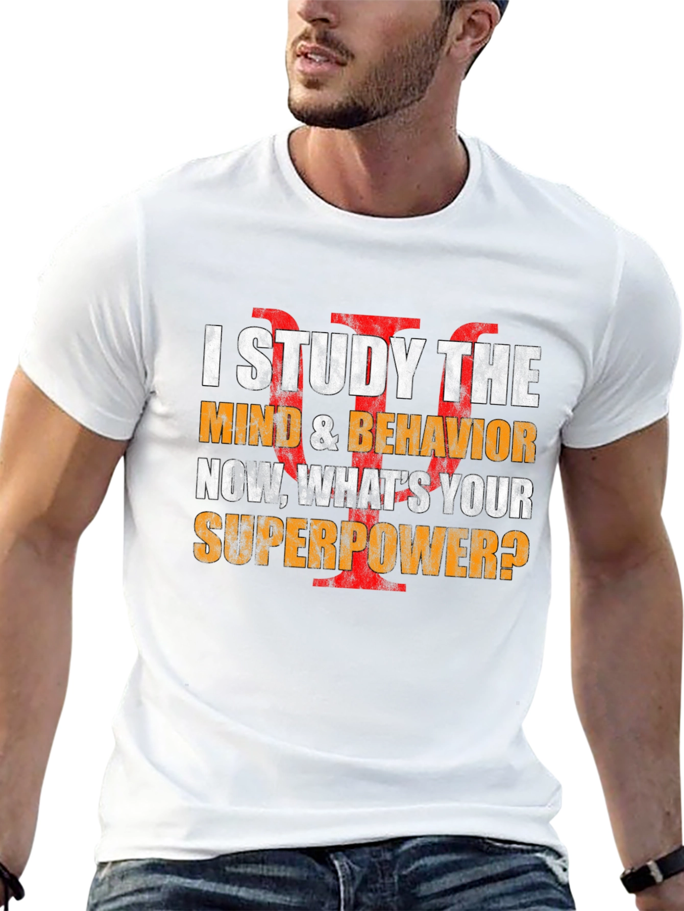 I Study the Mind T-Shirt - Psychology Superpower Tee