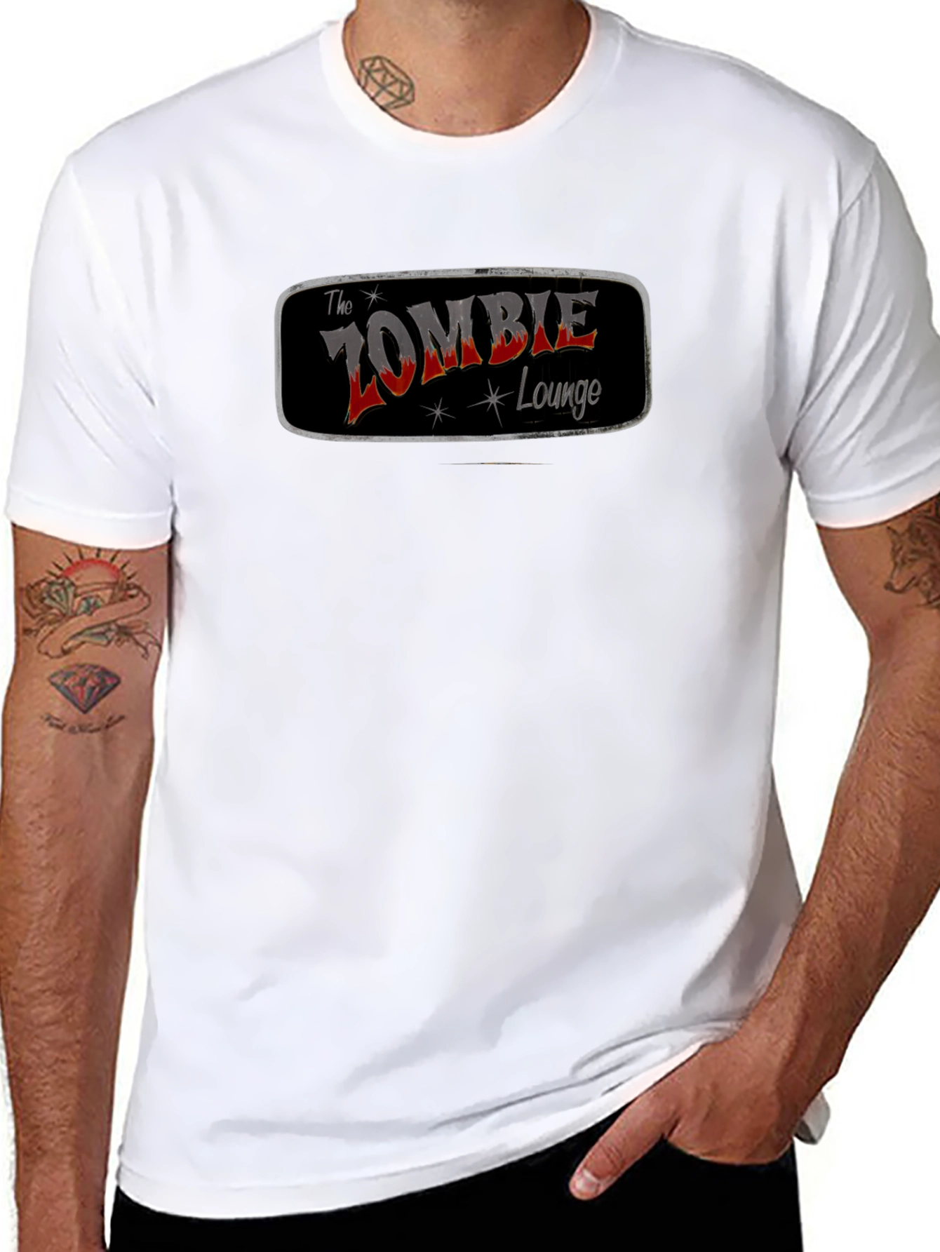 The Zombie Lounge T-Shirt - Retro Graphic Tee