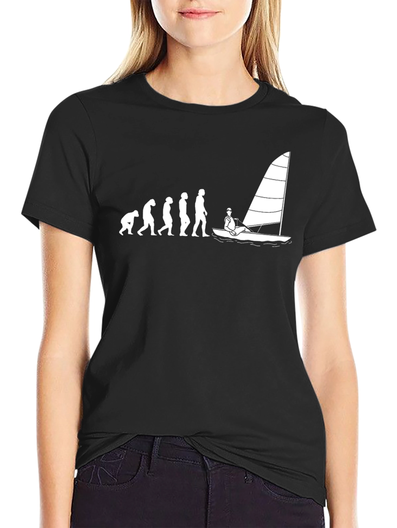 Sailboat Evolution T-Shirt - Sailing Humor Tee