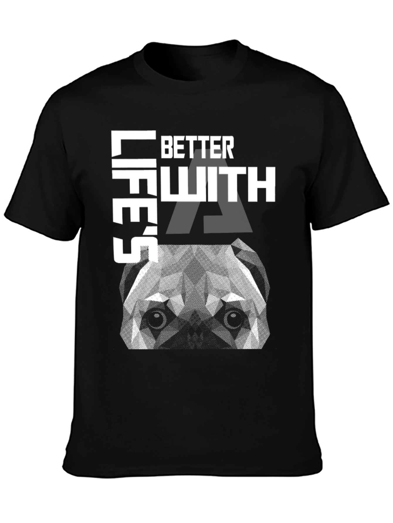 Better Lifes With a Pitbull Graphic T-Shirt