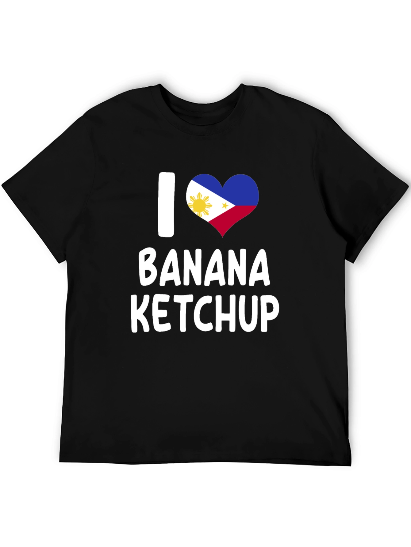 I Heart Banana Ketchup Tee - Novelty Graphic T-Shirt