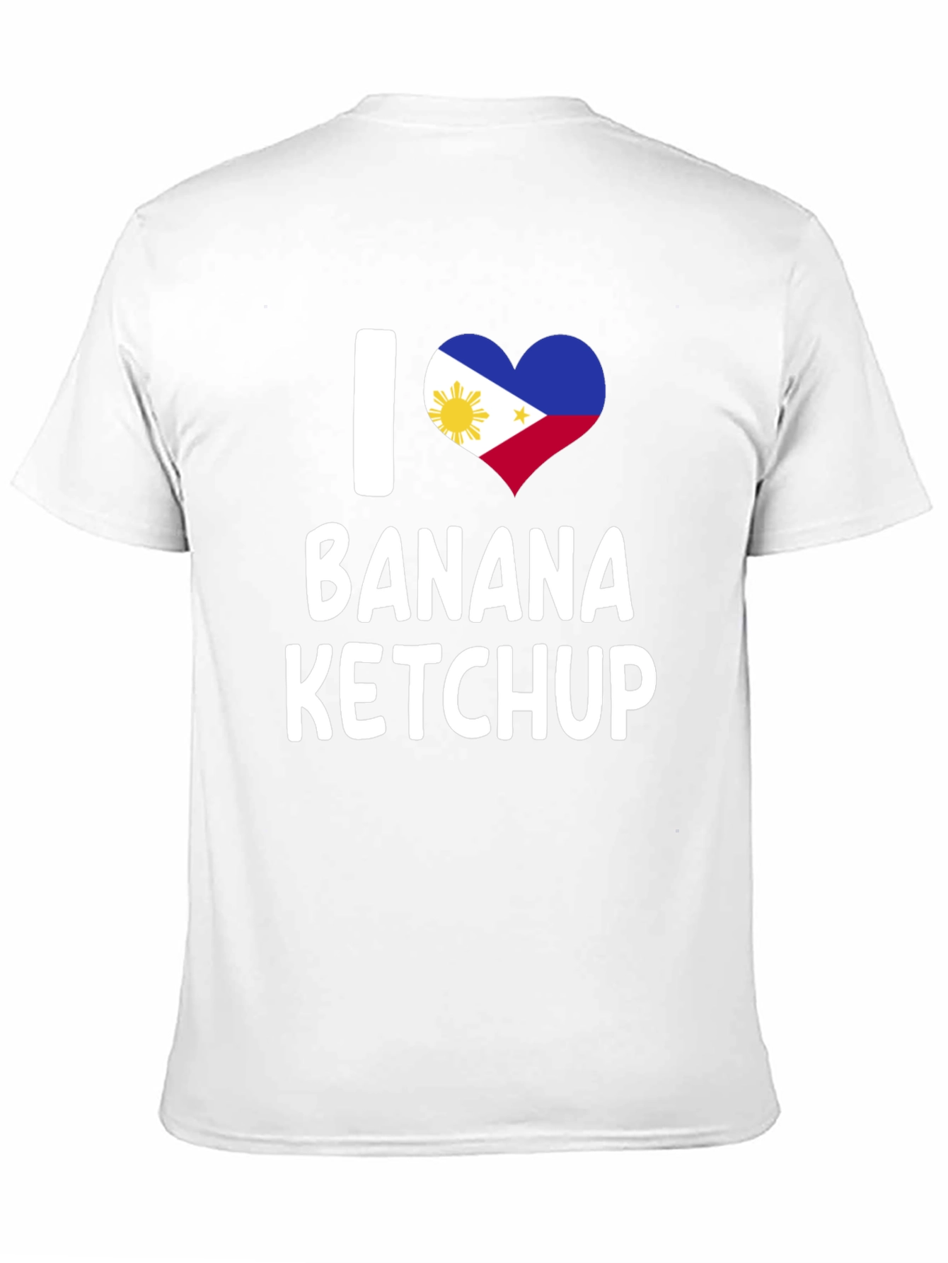 I Heart Banana Ketchup Tee - Novelty Graphic T-Shirt
