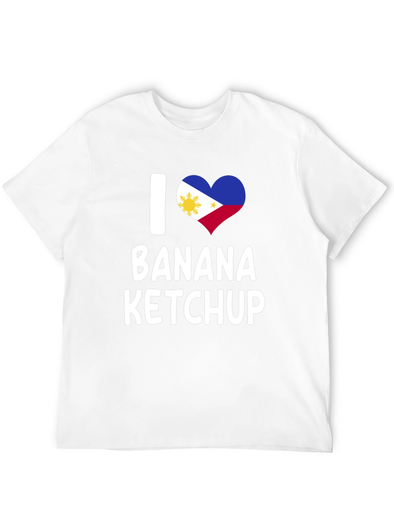 I Heart Banana Ketchup Tee - Novelty Graphic T-Shirt