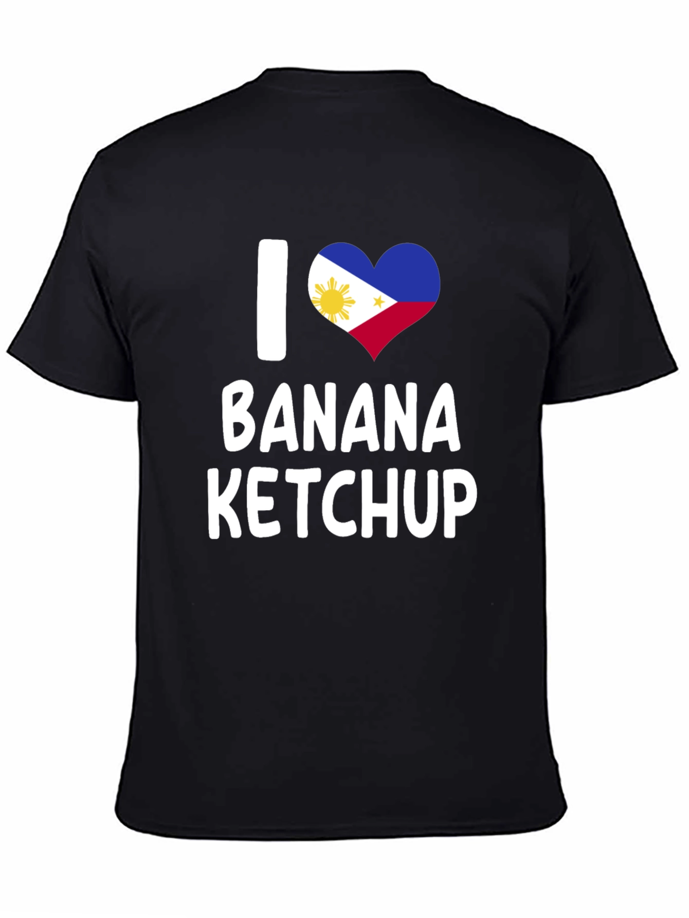 I Heart Banana Ketchup Tee - Novelty Graphic T-Shirt