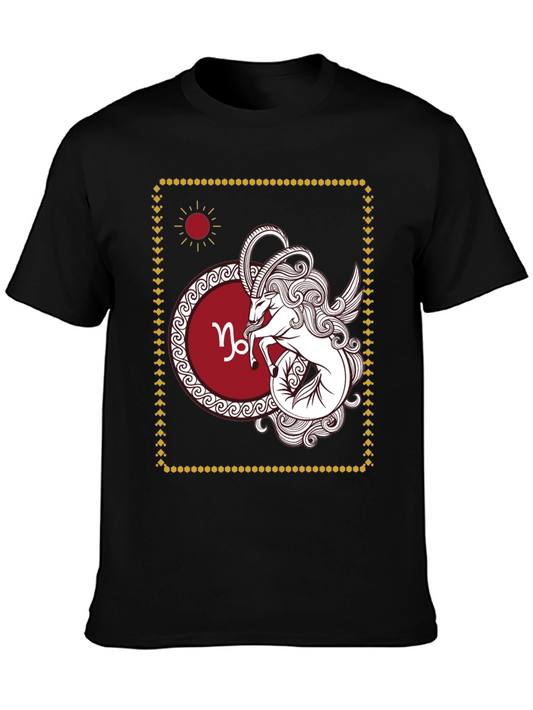 Capricorn Zodiac Graphic T-Shirt - Astrology Sign Tee
