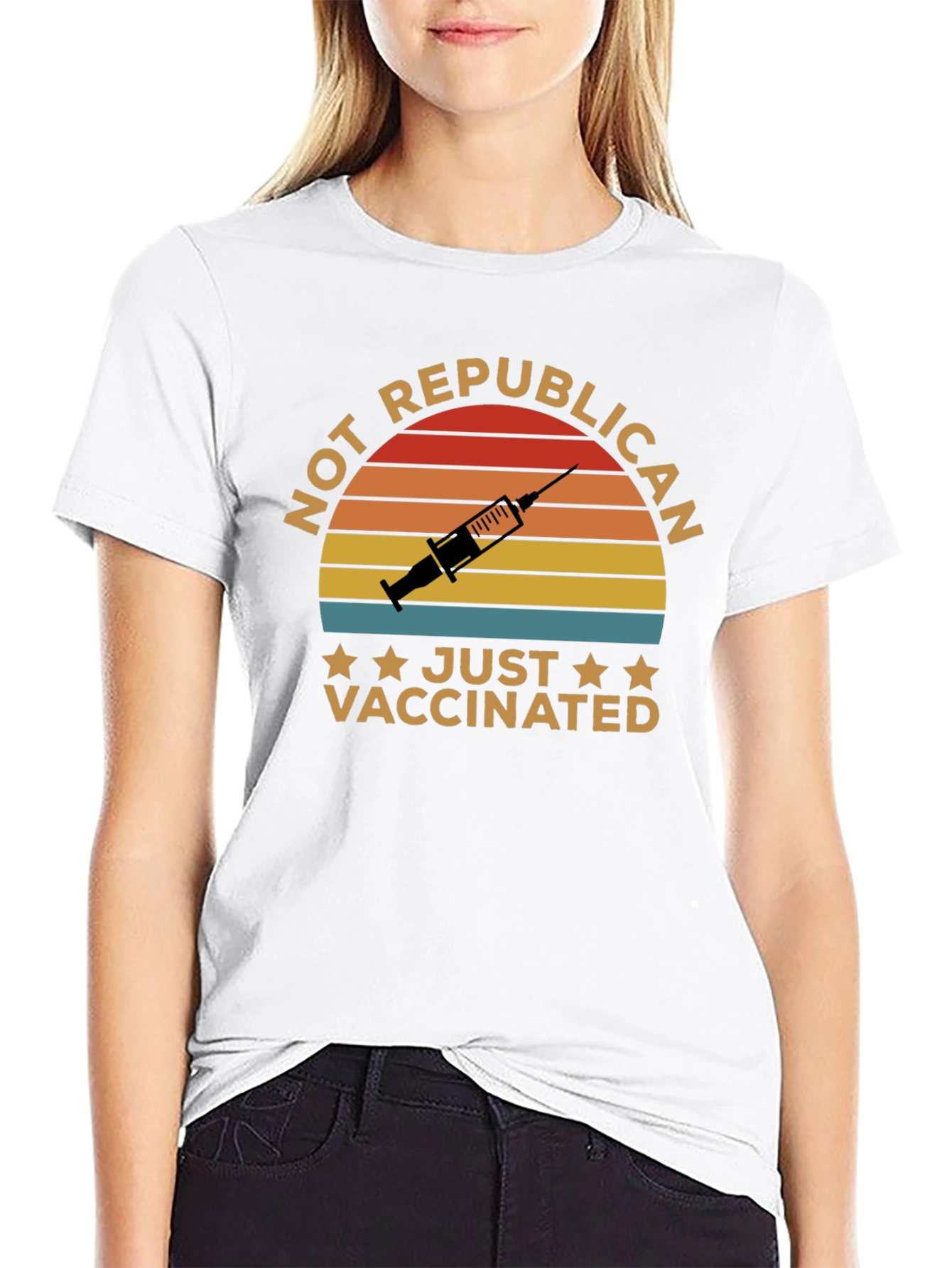 Not Republican Just Vaccinated T-Shirt