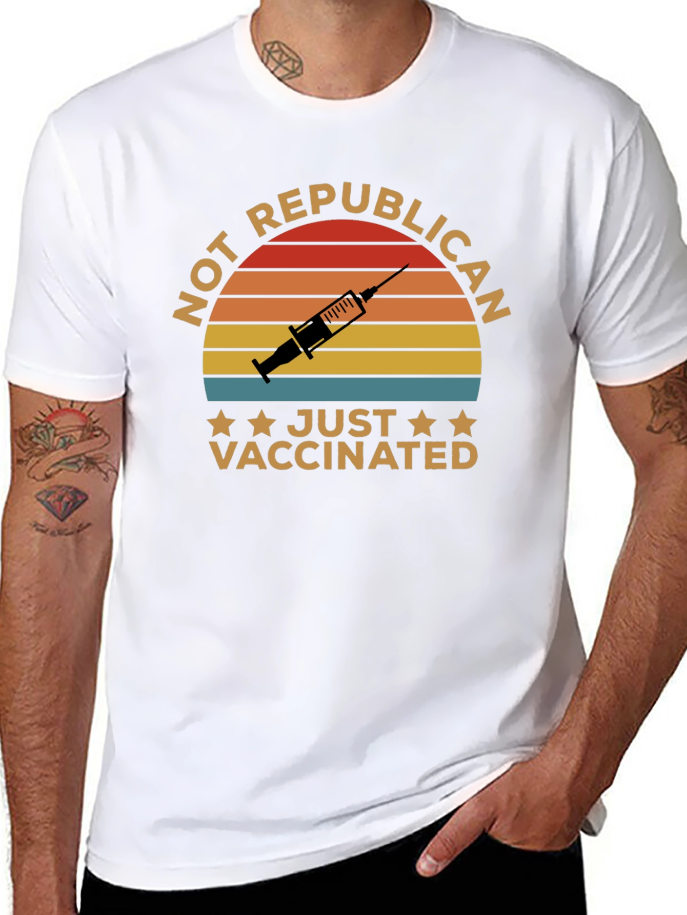 Not Republican Just Vaccinated T-Shirt