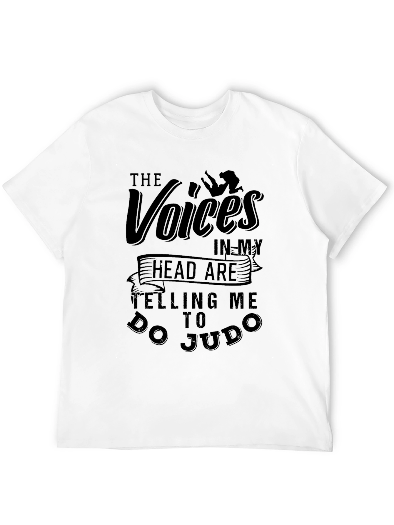 Voices Tell Me To Do Judo Graphic T-Shirt