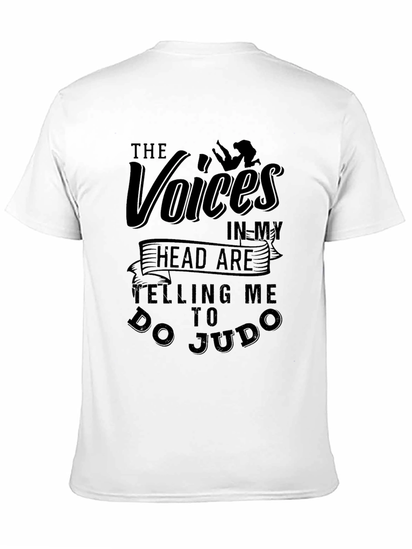 Voices Tell Me To Do Judo Graphic T-Shirt