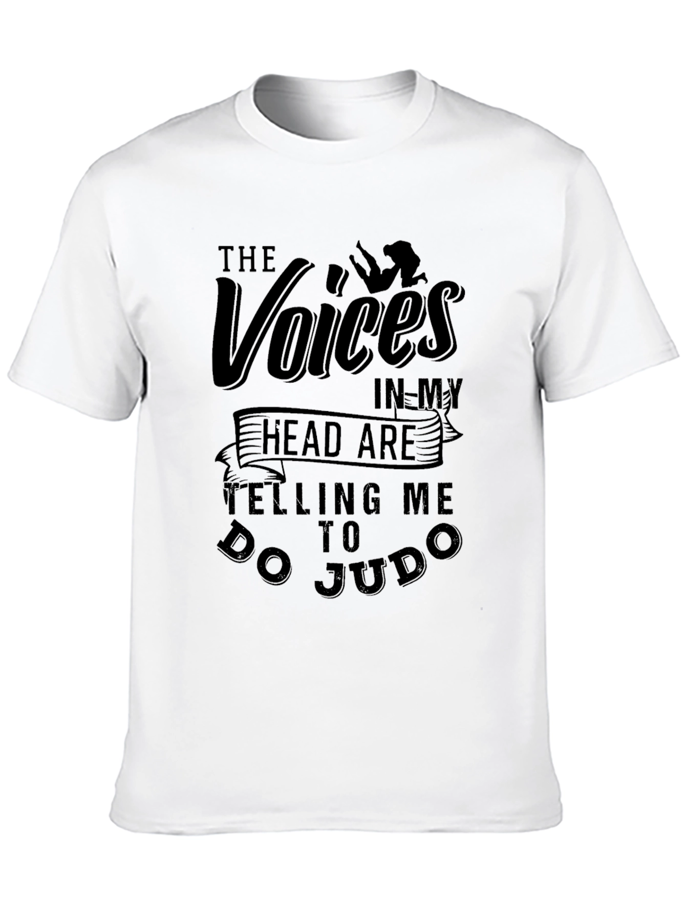 Voices Tell Me To Do Judo Graphic T-Shirt