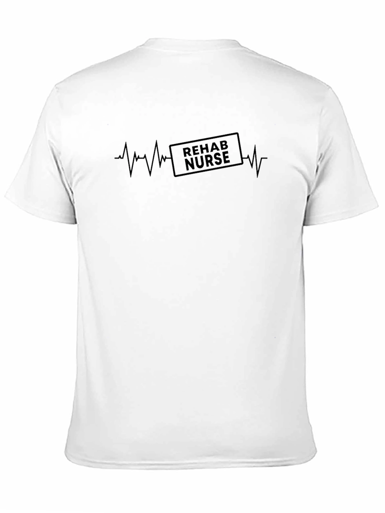 Rehab Nurse Heartbeat T-Shirt - Medical Profession Tee