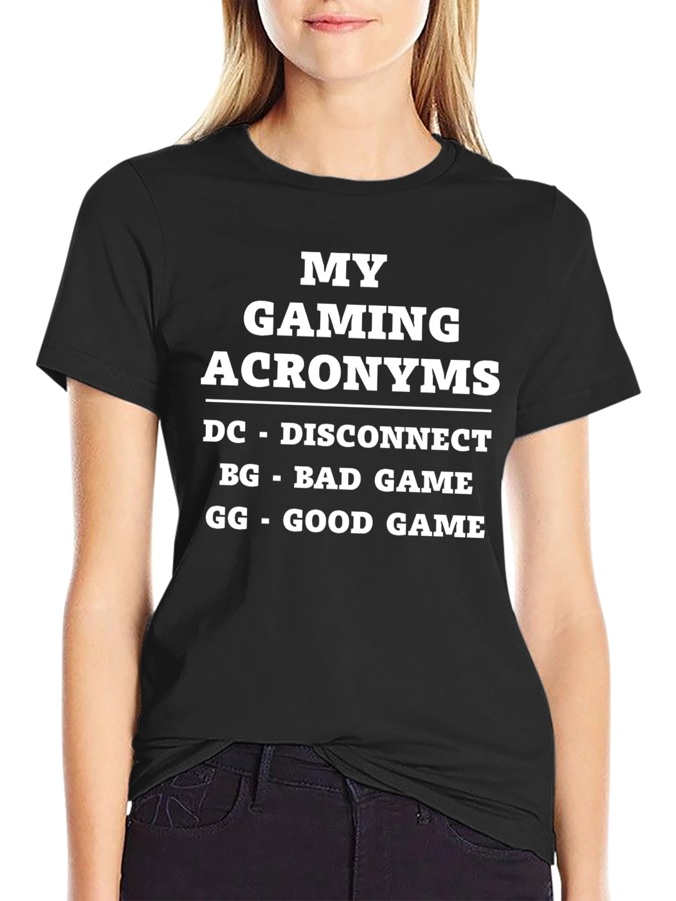 Gaming Acronyms T-Shirt Funny Gamer Tee