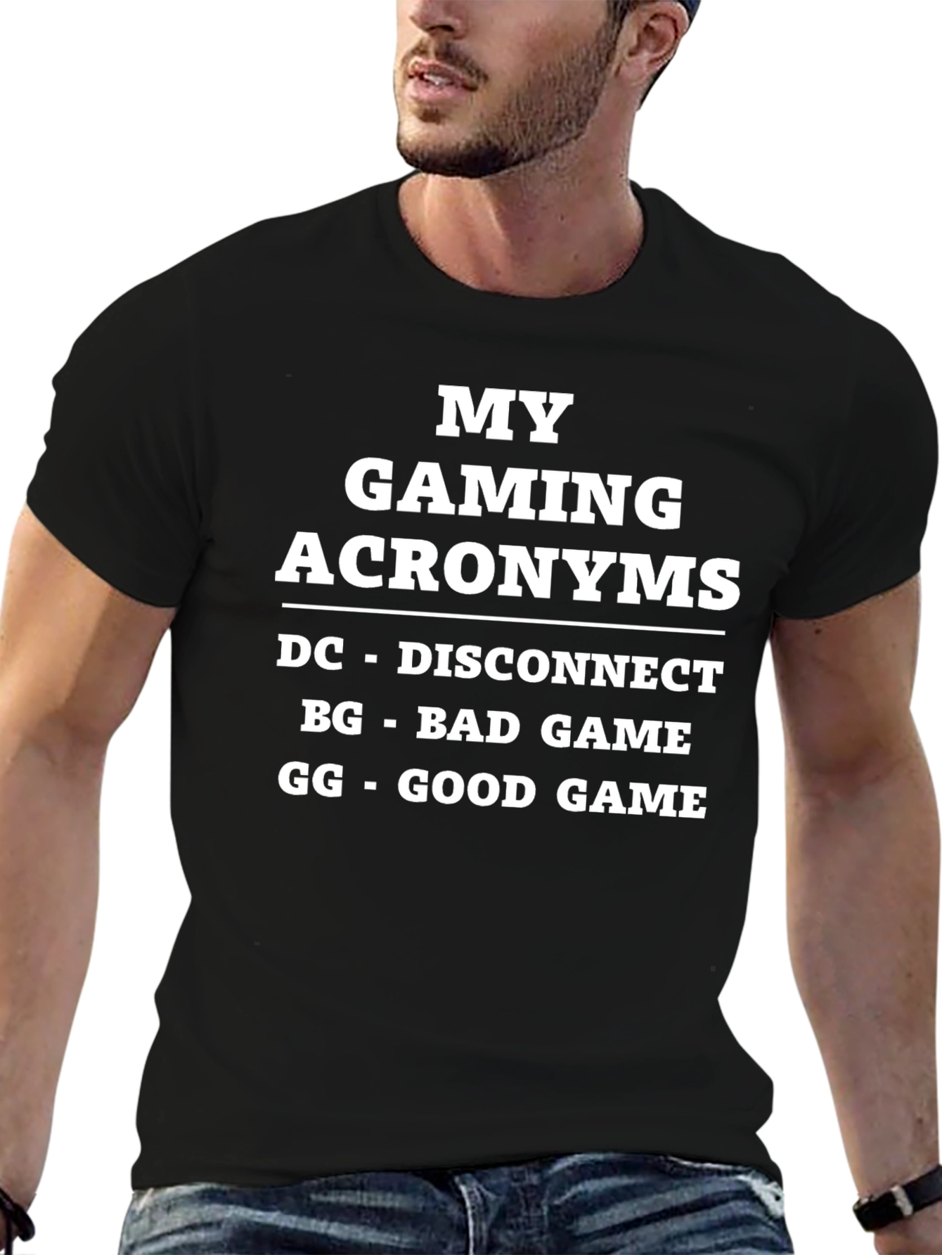 Gaming Acronyms T-Shirt Funny Gamer Tee