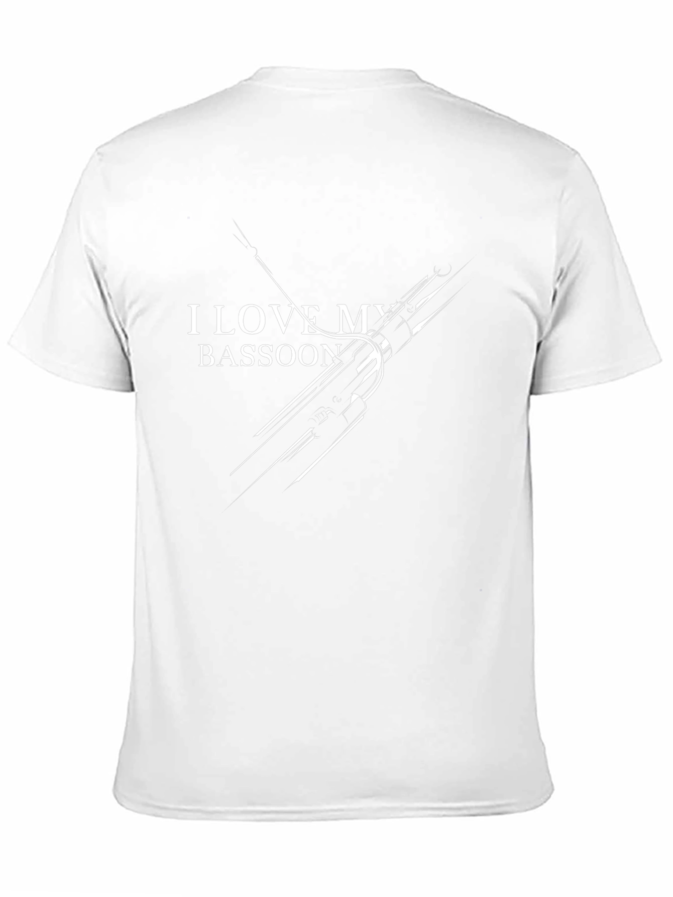 I Love My Bassoon Graphic Tee - Musicians T-Shirt