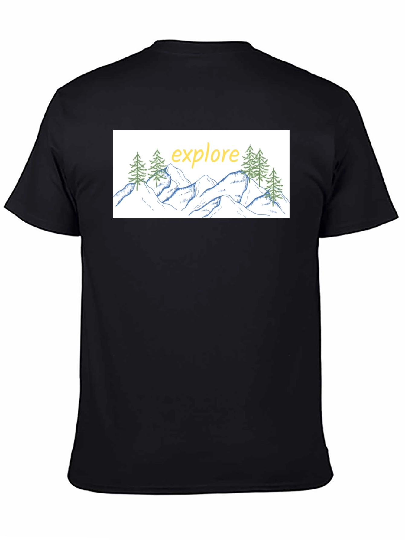 Explore Graphic Tee - Black