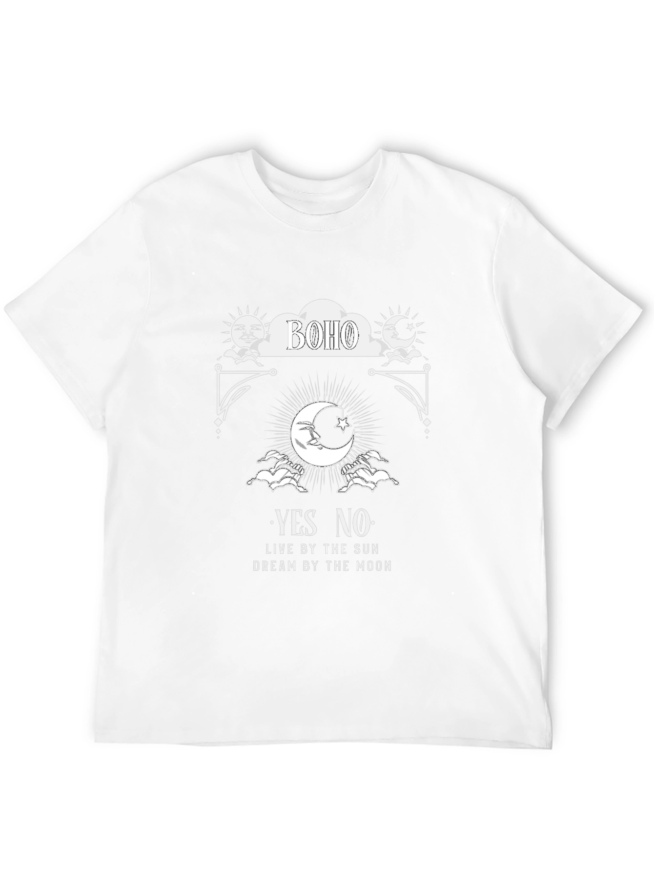 Boho Sun and Moon Graphic Tee