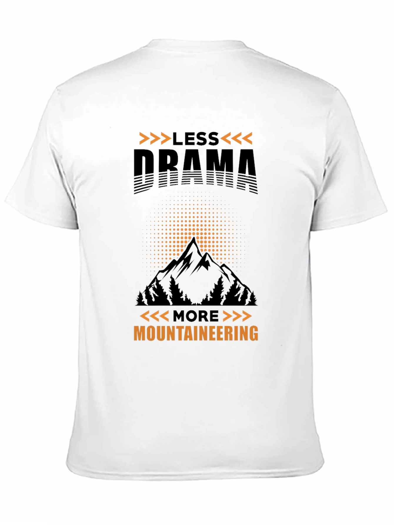 Less Drama More Mountaineering Graphic Tee