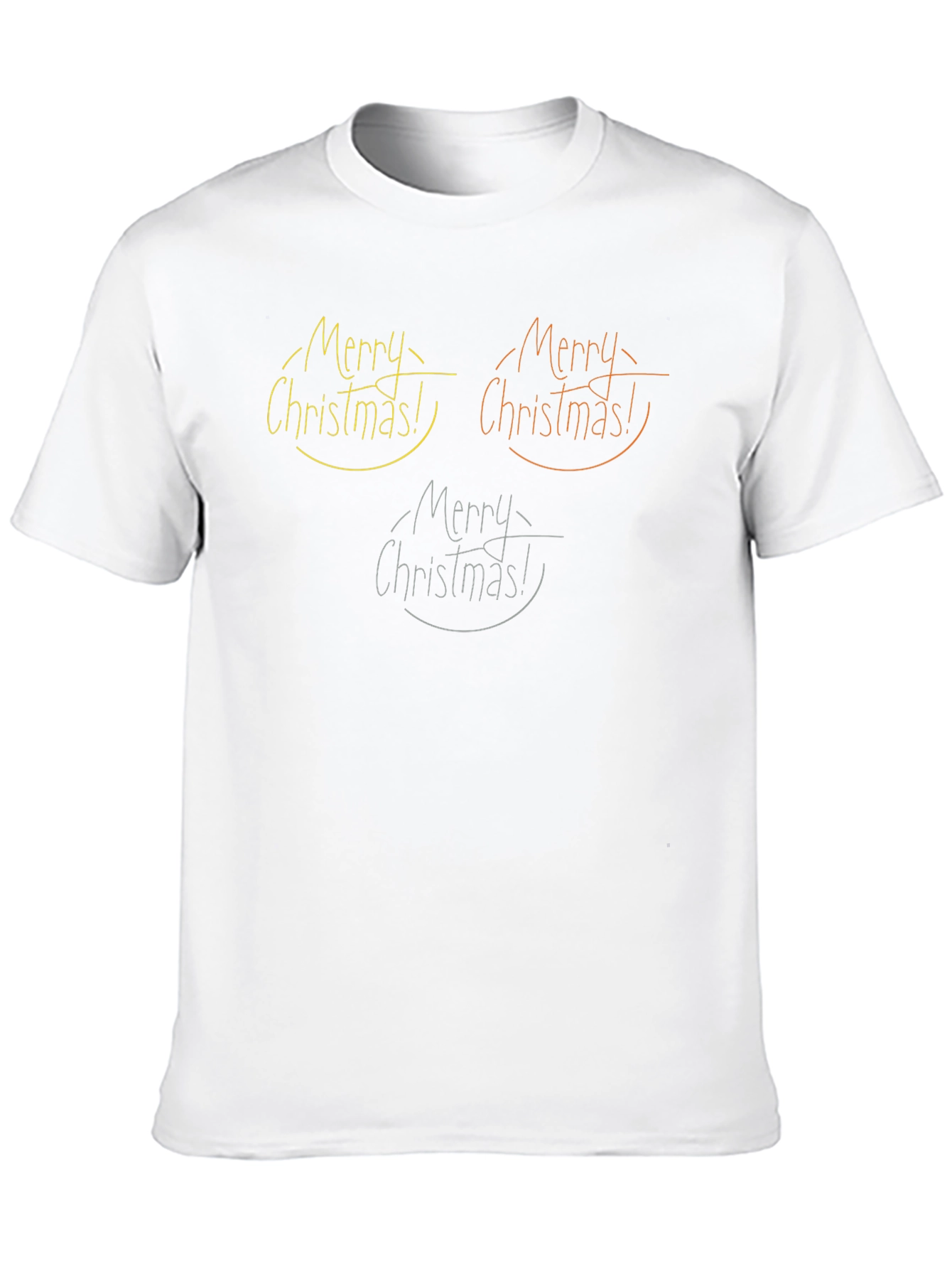 Festive Merry Christmas Graphic Tee - Holiday Spirit